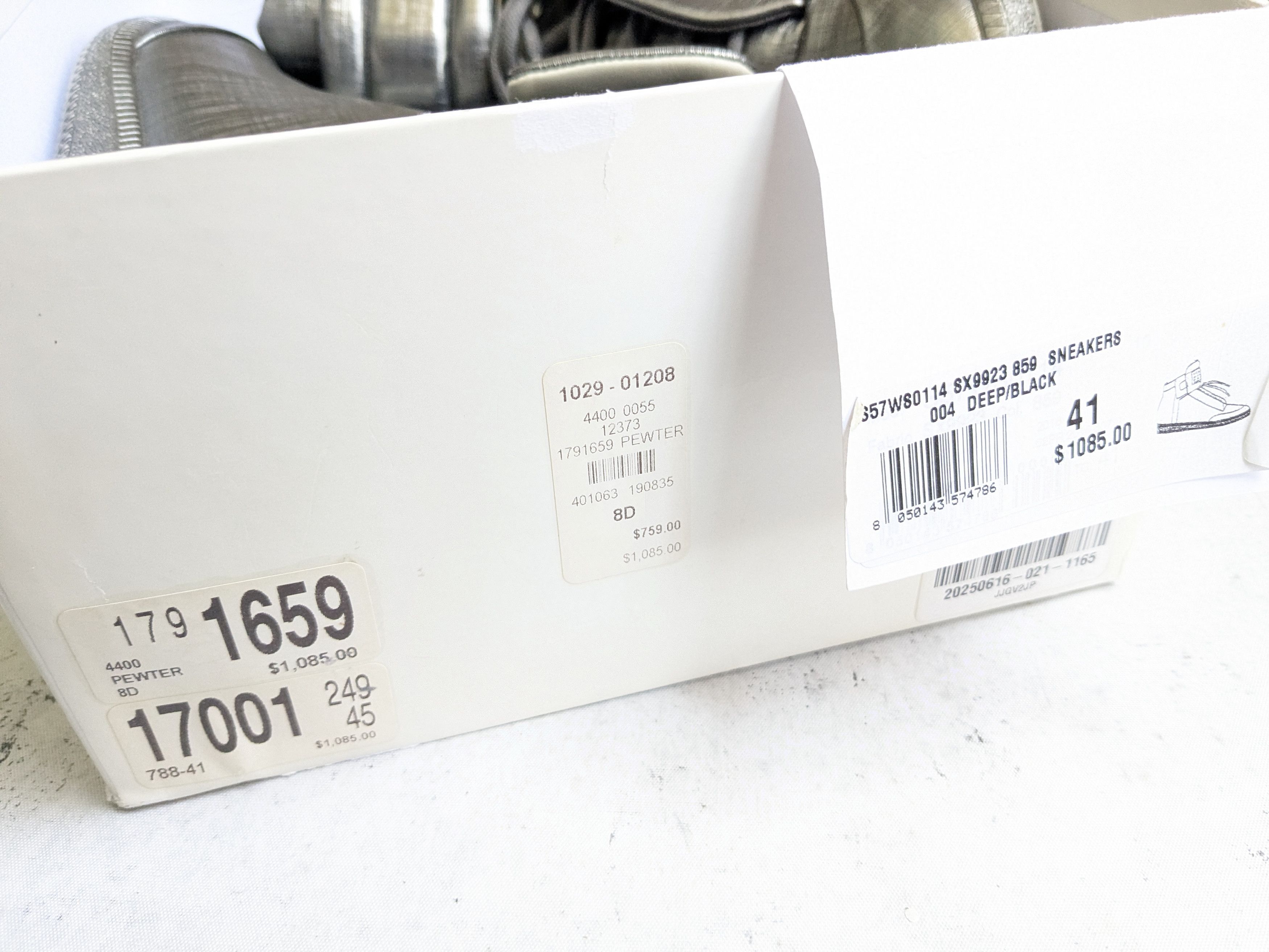 Maison Margiela Maison Margiela Future Silver 8 41 High Tops Leather Size US 8 / EU 41 - 4 Thumbnail