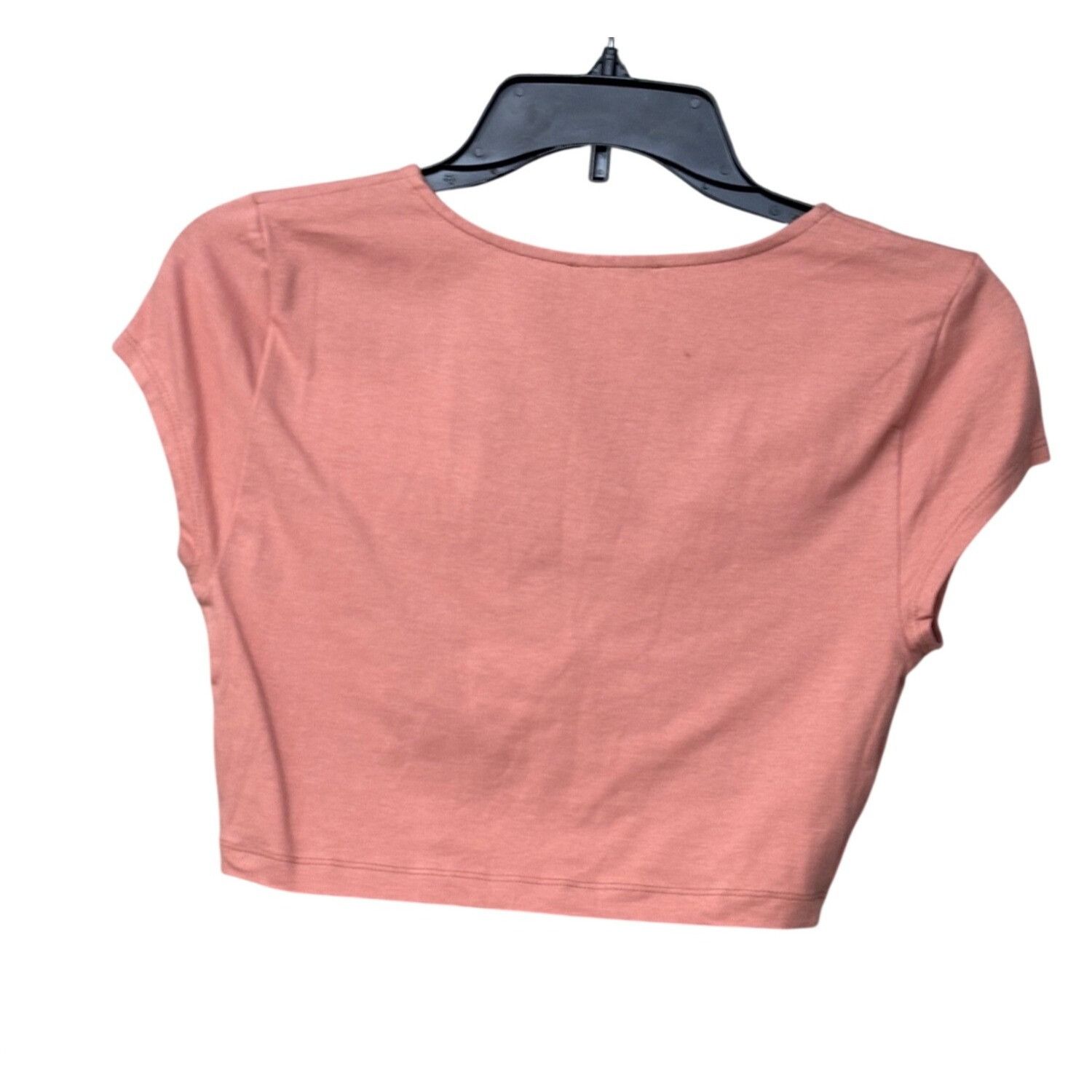 Other Charlotte Russe Pink Crisscross Front, Cropped Cup Sleeve T Size S / US 4 / IT 40 - 3 Thumbnail
