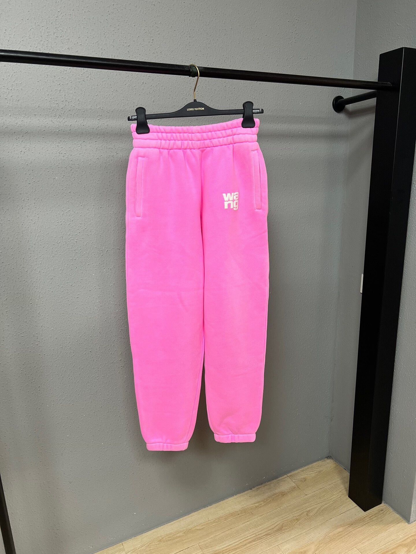 Alexander Wang pink fleece joggers by alexander wang Size 23" - 1 Thumbnail