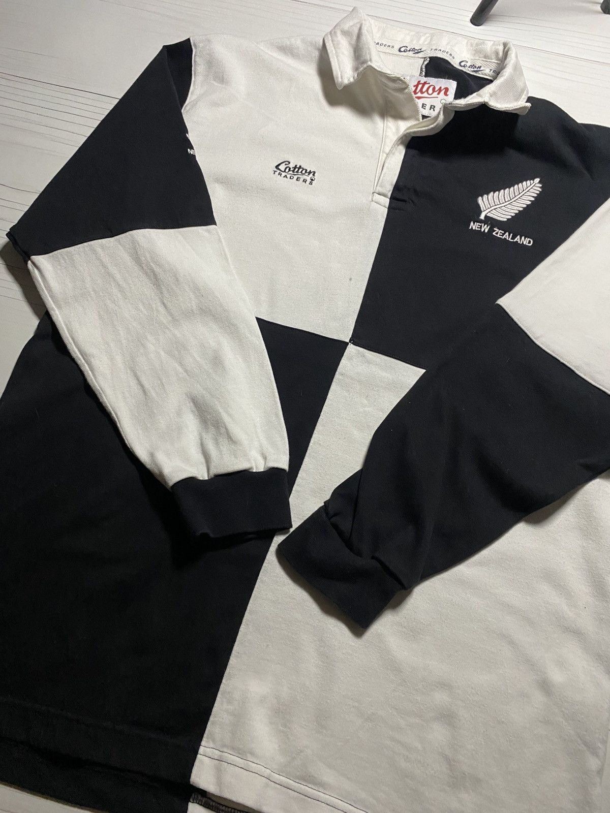 Cotton Traders × Vintage Vintage Cotton Traders New Zealand 90’s y2k rugby t shirt Size US L / EU 52-54 / 3 - 11 Thumbnail