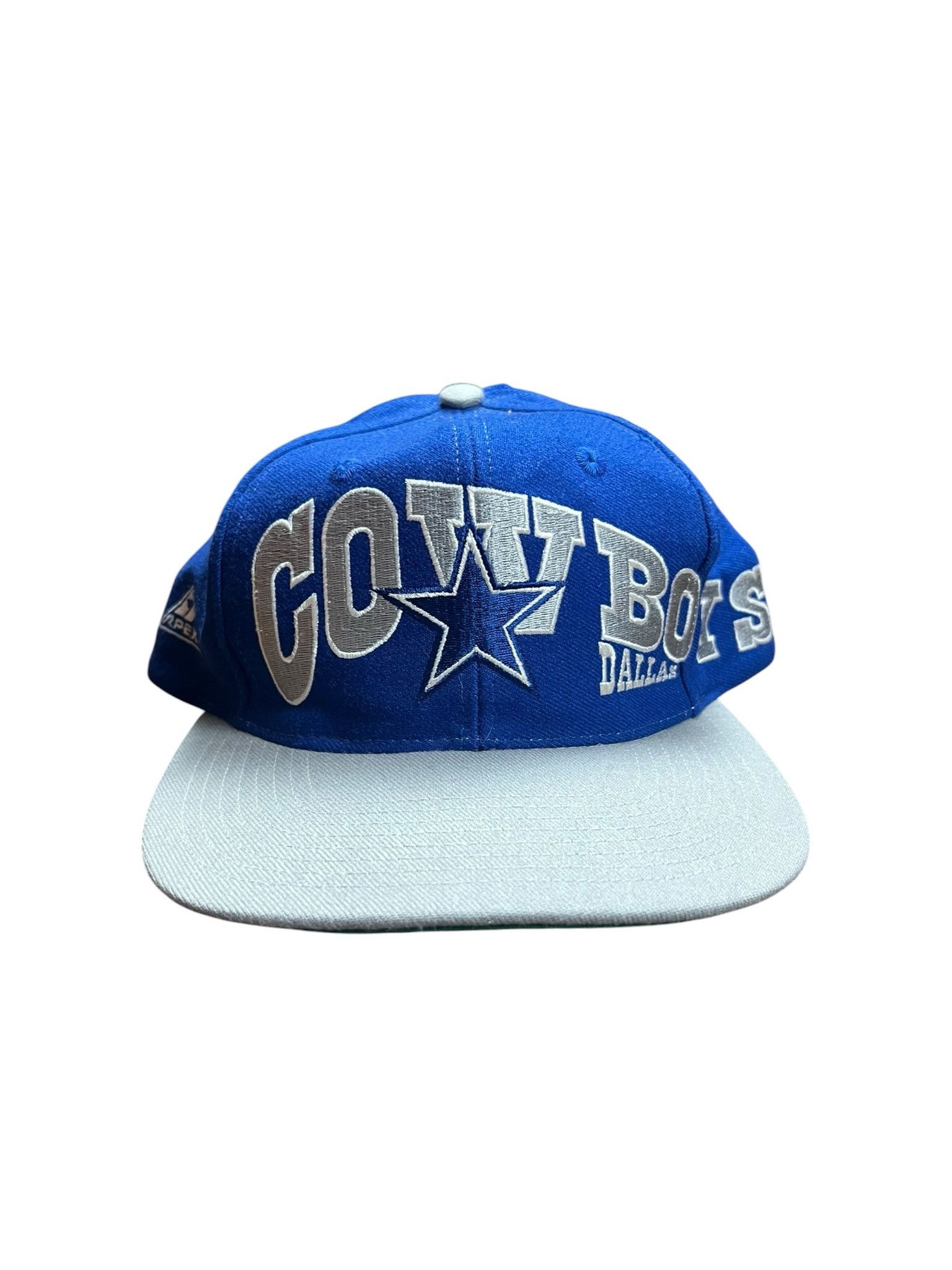 Apex One Vintage Apex One Dallas Cowboys NFL Spell-out Snapback Hat Size ONE SIZE - 1 Thumbnail
