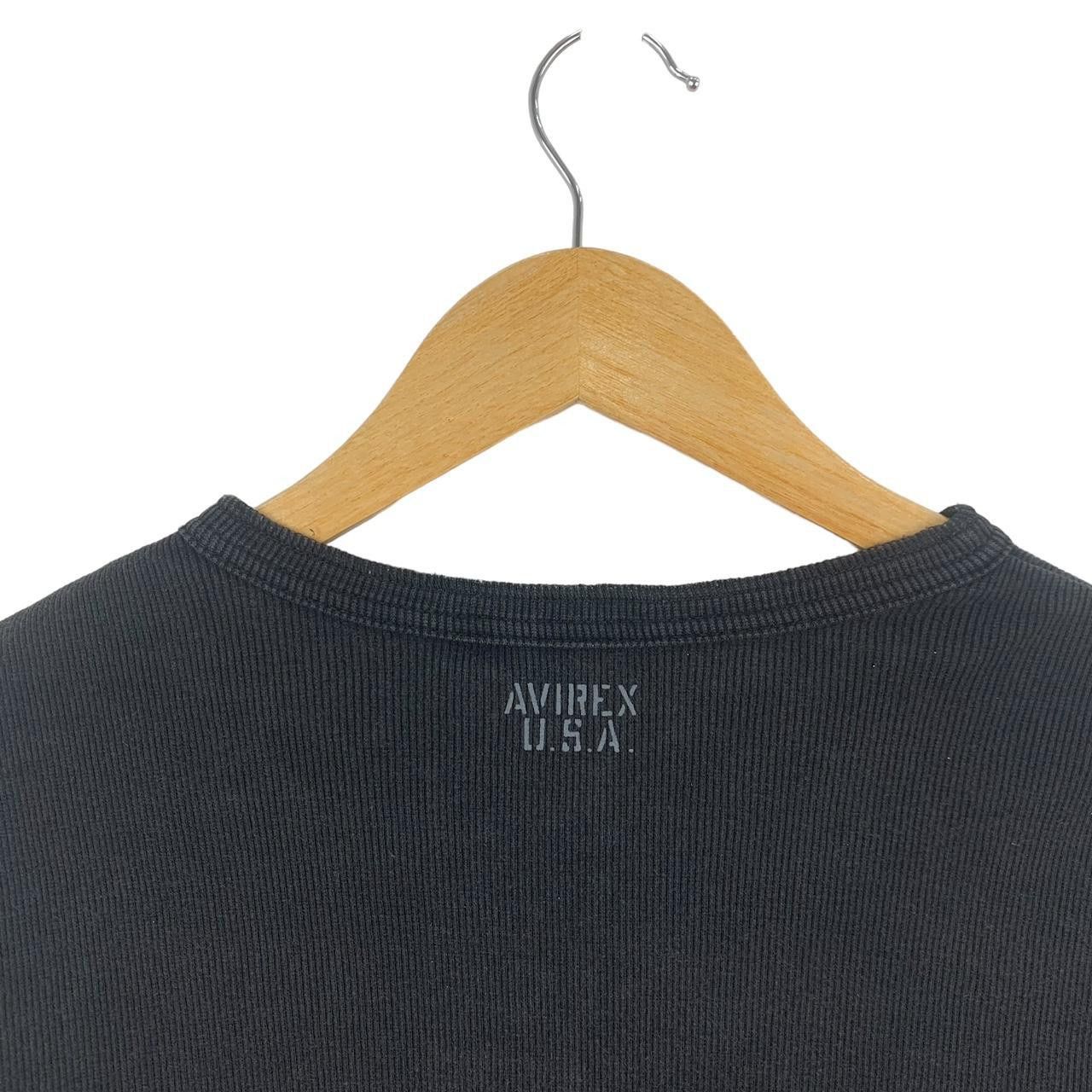 Avirex Vintage AVIREX USA AIR FORCE Army Henley Tee Shirt Top Size M / US 6-8 / IT 42-44 - 7 Thumbnail