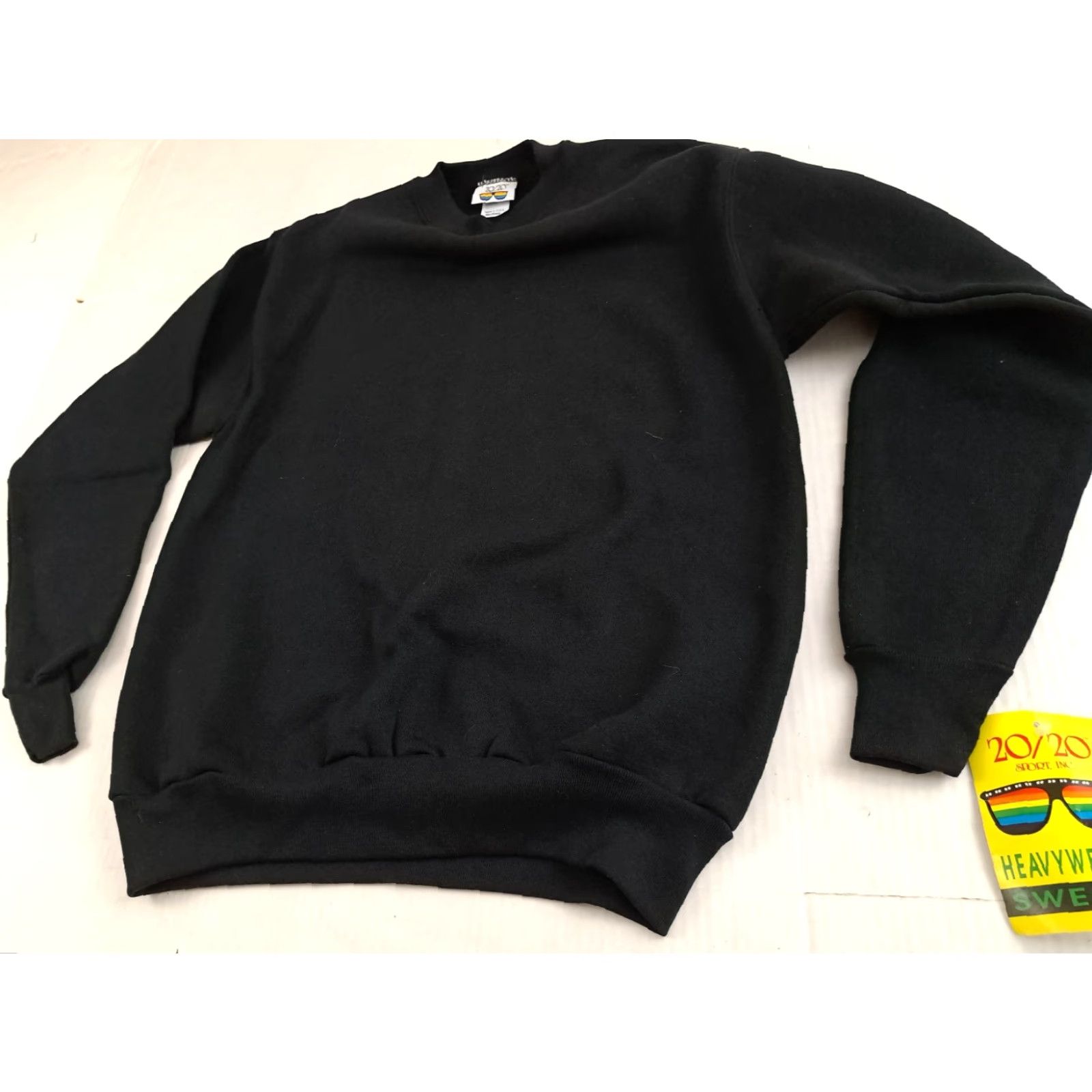 Vintage VINTAGE 20-20 USA Made Medium Black Sweatshirt NWT New Old Stock Sweatshirt Size US M / EU 48-50 / 2 - 3 Thumbnail