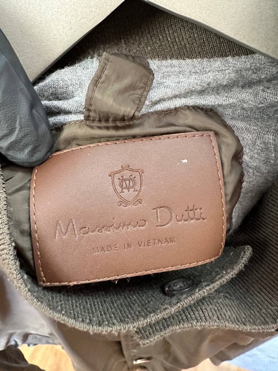Massimo Dutti Massimo Dutti Bomber Jacket Khaki Nylon Shell Lined Size US L / EU 52-54 / 3 - 11 Thumbnail