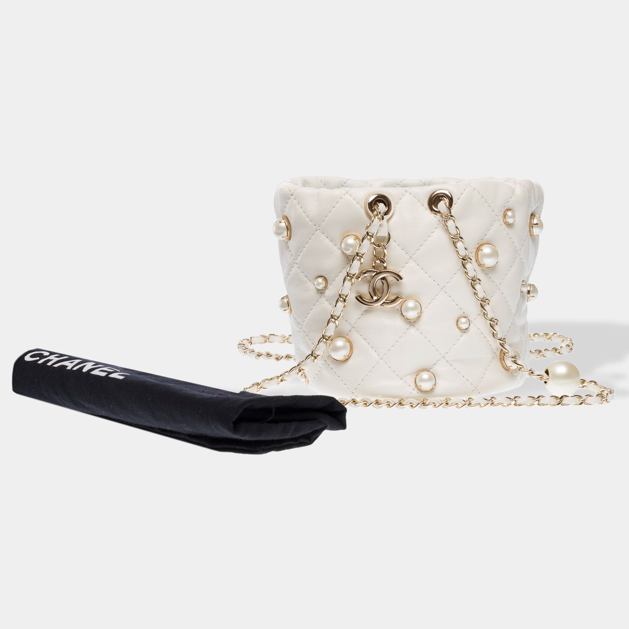Chanel CHANEL Bag in White Leather Size ONE SIZE - 2 Thumbnail
