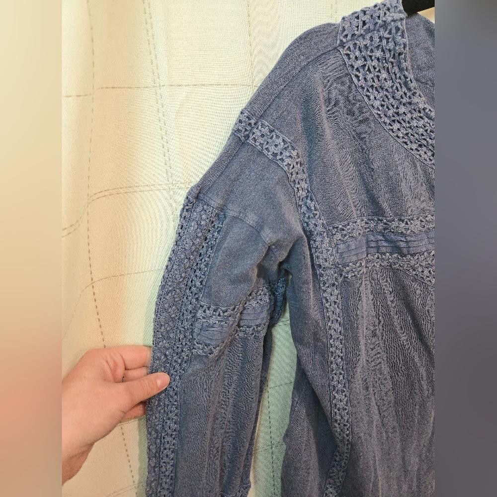 Free People Free People Crocheted Detail Top Size S / US 4 / IT 40 - 6 Thumbnail