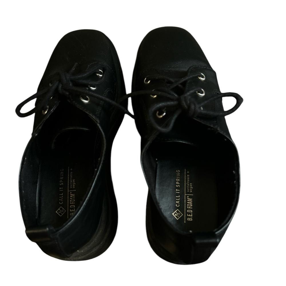 Designer Call it spring Black Platform Oxfords Size US 6 / IT 36 - 5 Thumbnail