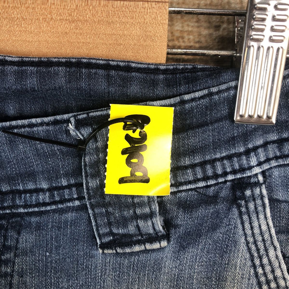 Japanese Brand Field Core Blue Distressed ripped Denim Pants #A2109 Size US 29 - 13 Thumbnail