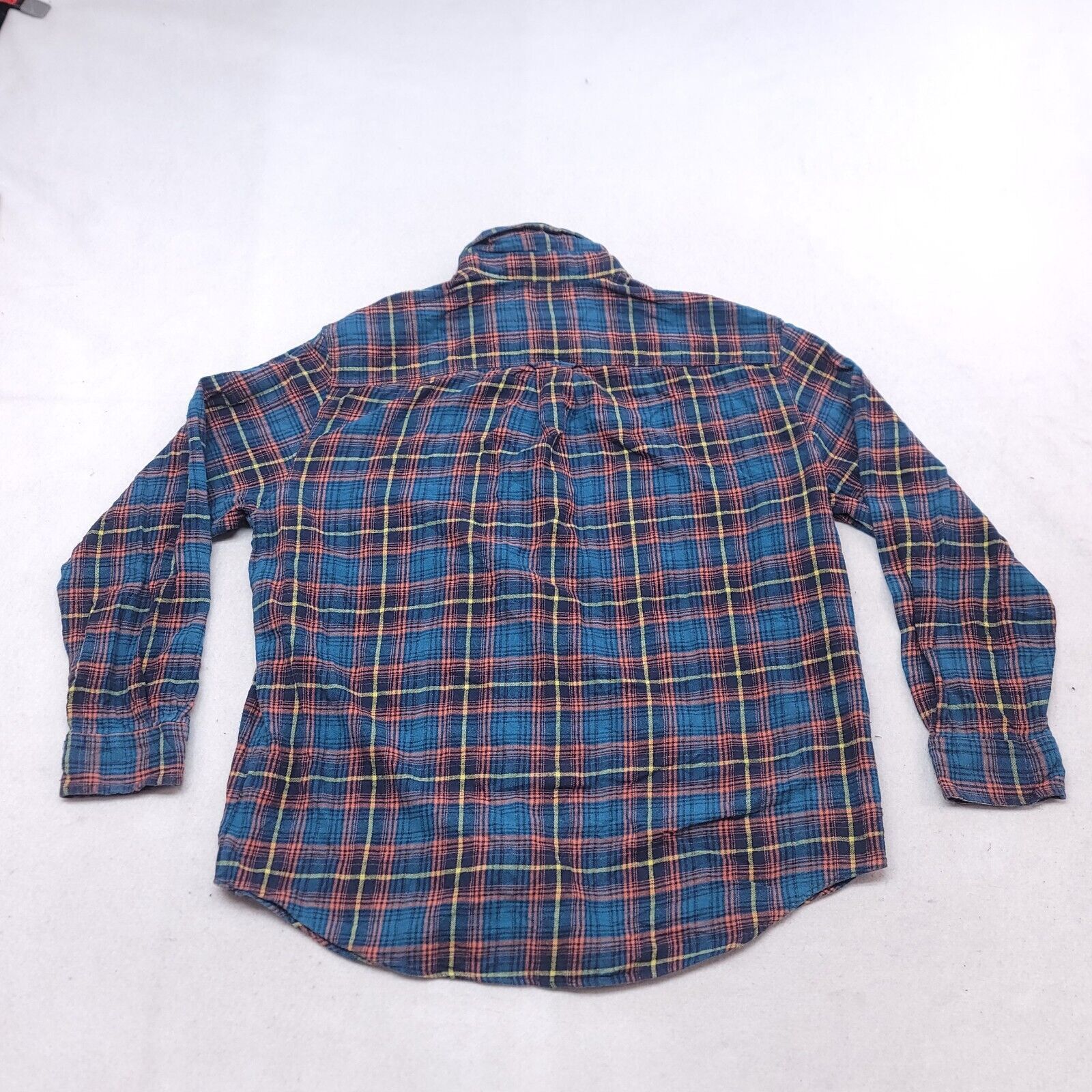 John Bartlett John Bartlett Tartan Flannel Shirt Mens Size XLT Blue Orange Size US XL / EU 56 / 4 - 10 Thumbnail