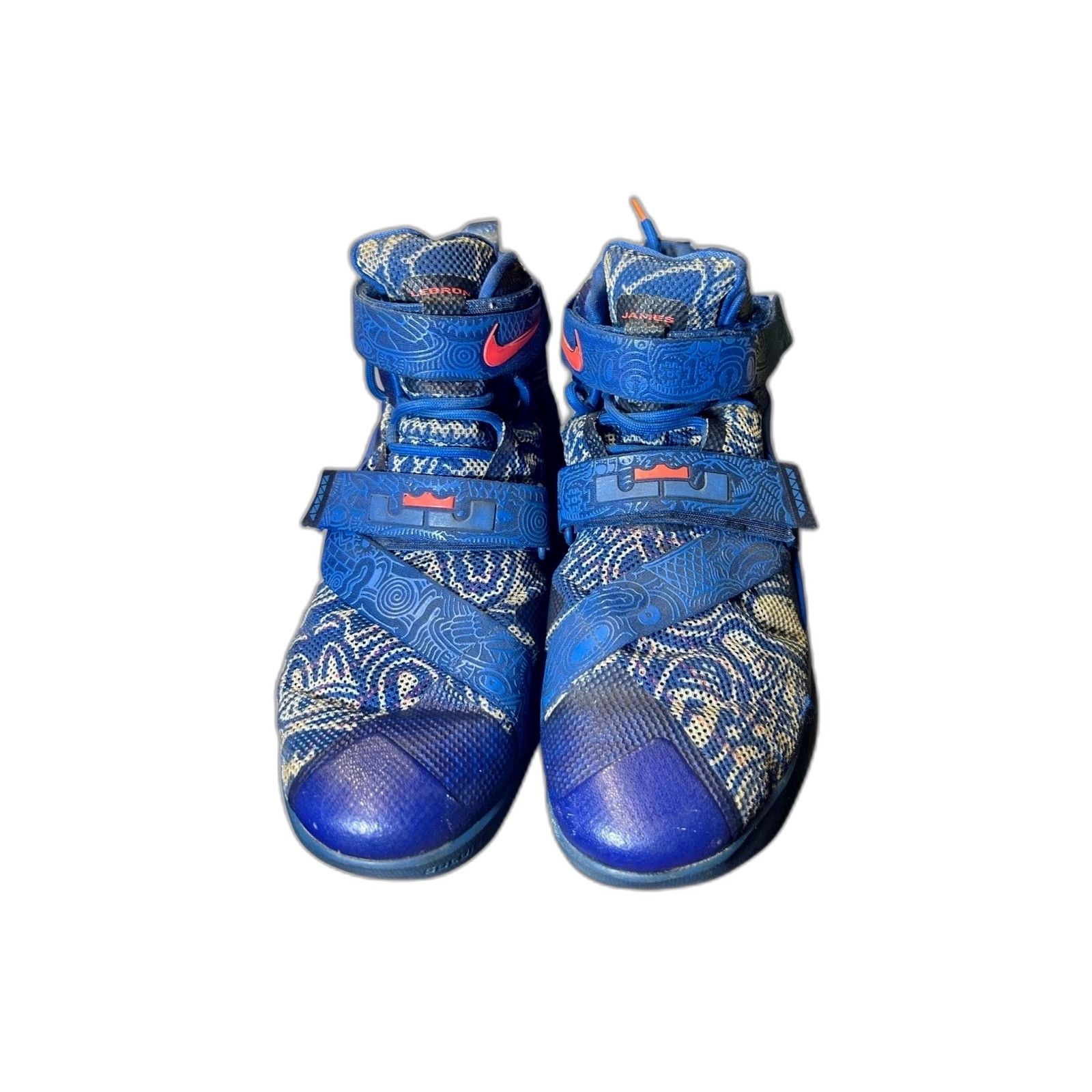 Nike Nike LeBron Zoom Soldier High Top Basketball Blue Athletic S Size US 13 / EU 46 - 2 Thumbnail