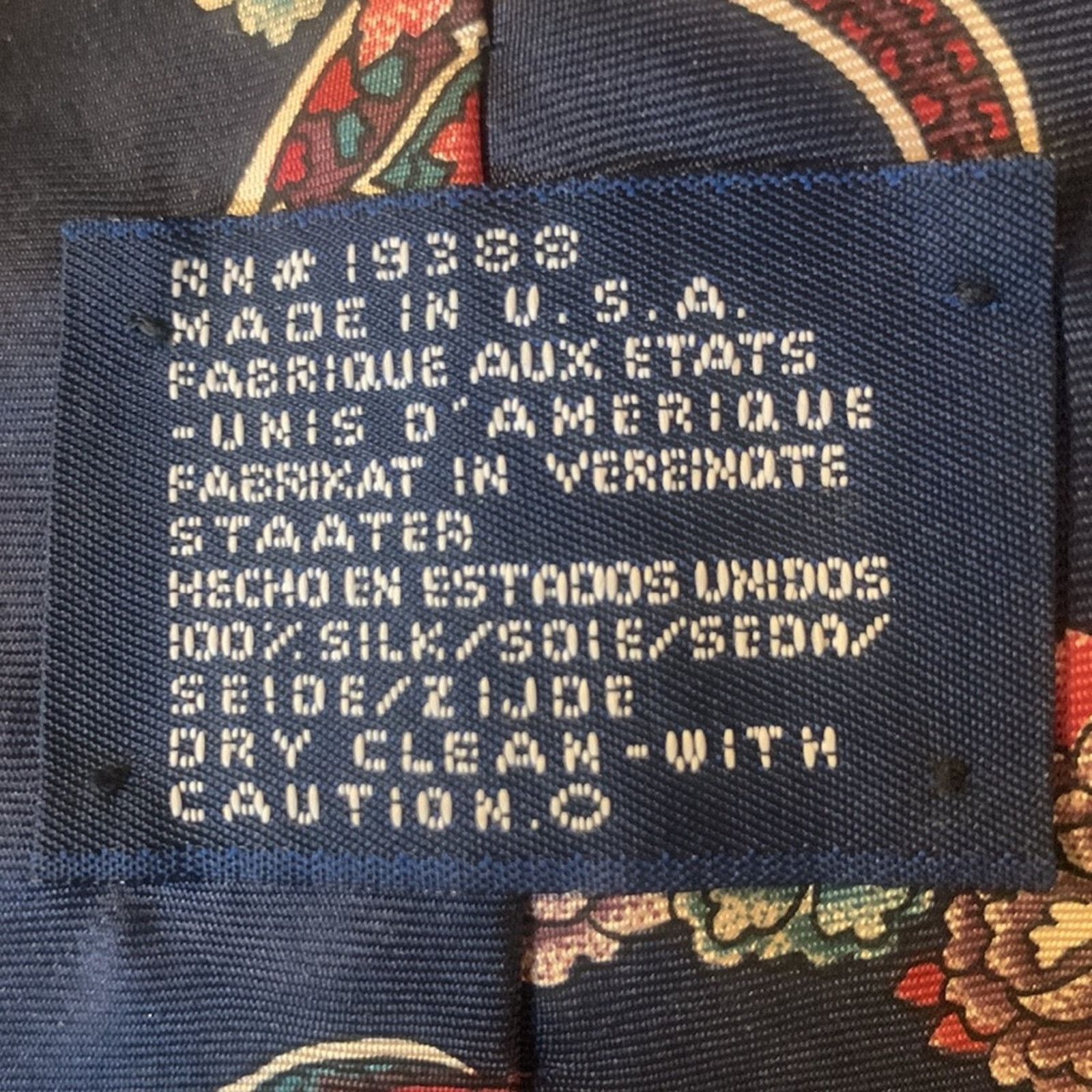Disney Mickey Mouse Disney 100% silk vintage necktie Size ONE SIZE - 6 Thumbnail