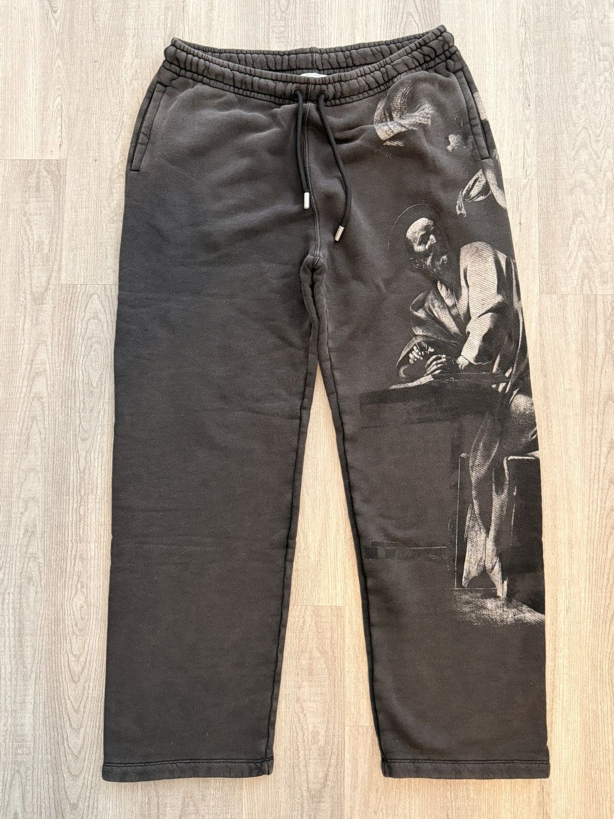 Off-White Blurry Mary Embroidered SweatPant 36 XXL 38