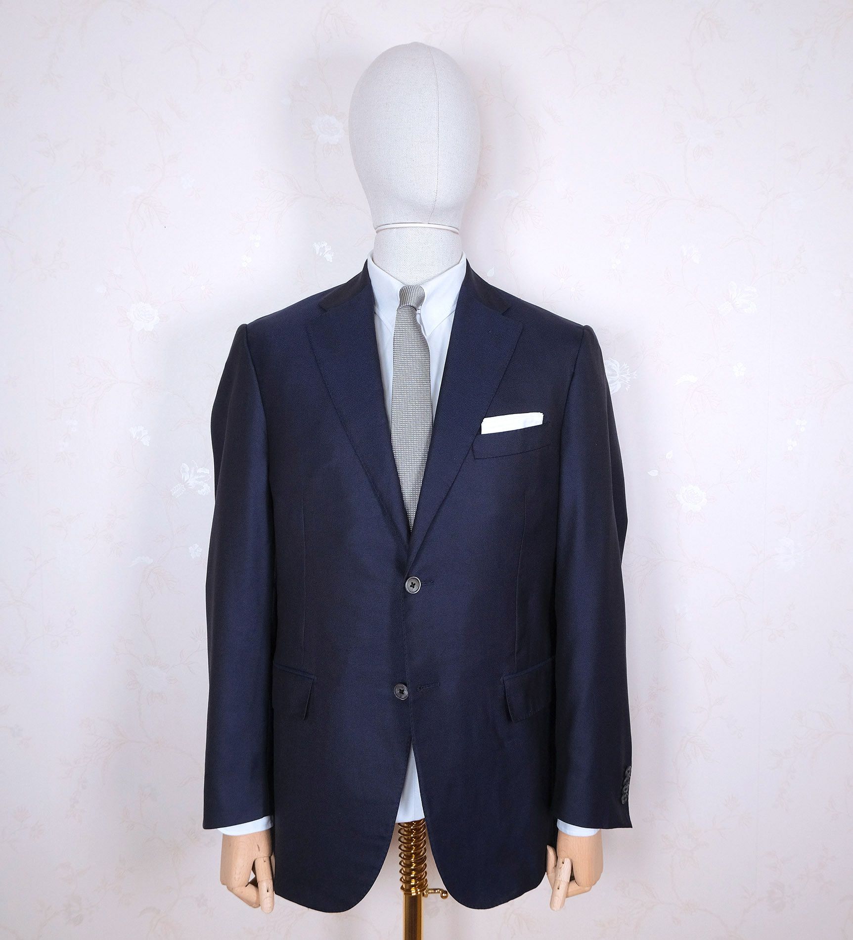 Corneliani Corneliani, Blue Jacket, Size 40, Silk and Wool, RRP 1100 e Size 40R - 1 Thumbnail