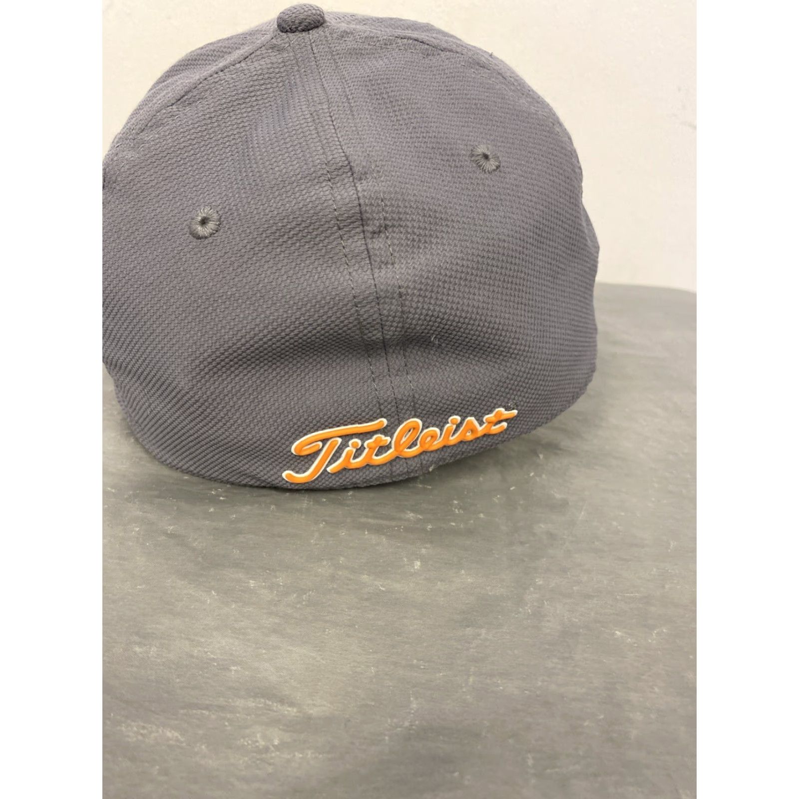 Titleist TITLEIST Fitted Golf Hat, Size S/M, Gray Orange, Men's Outdoor Sports Apparel Size ONE SIZE - 3 Thumbnail