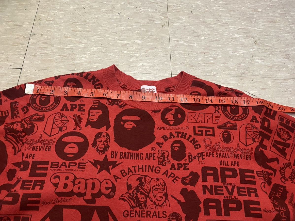 Bape Bape All Over Print T-shirt Size US M / EU 48-50 / 2 - 12 Thumbnail