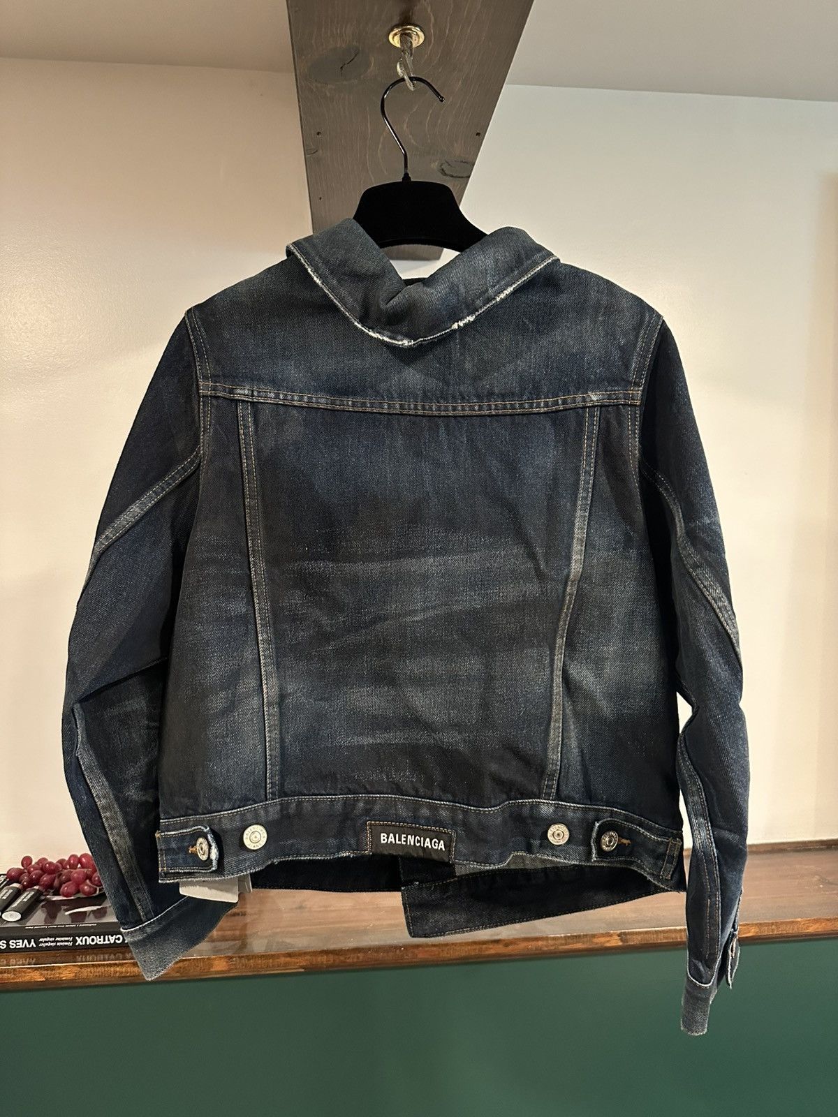 Balenciaga Balenciaga Denim Jacket Size XXS / US 00 / IT 34 - 2 Thumbnail