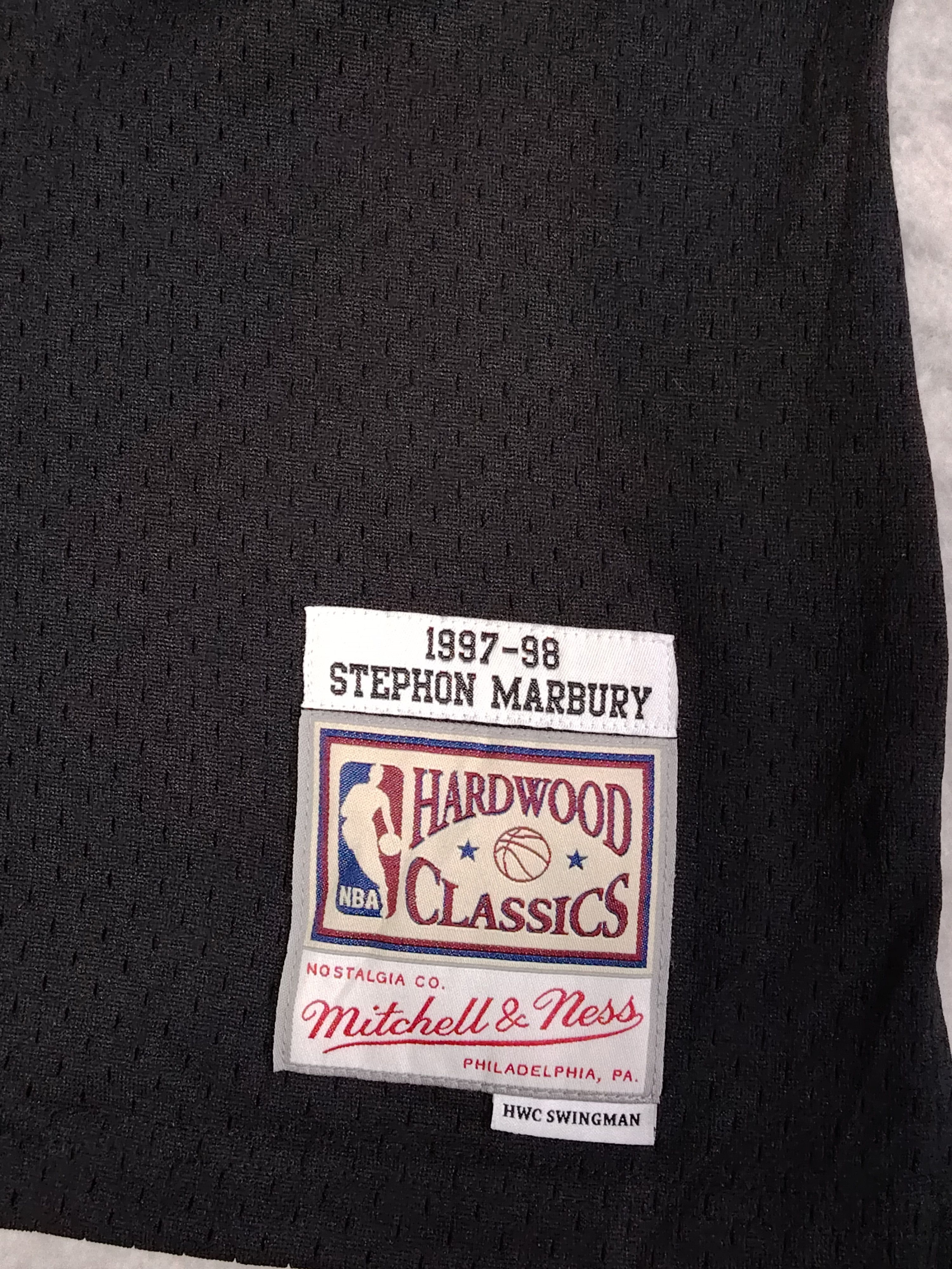 NBA Minnesota Timberwolves Stephon Marbury Mitchell Ness Jersey Size US L / EU 52-54 / 3 - 4 Thumbnail