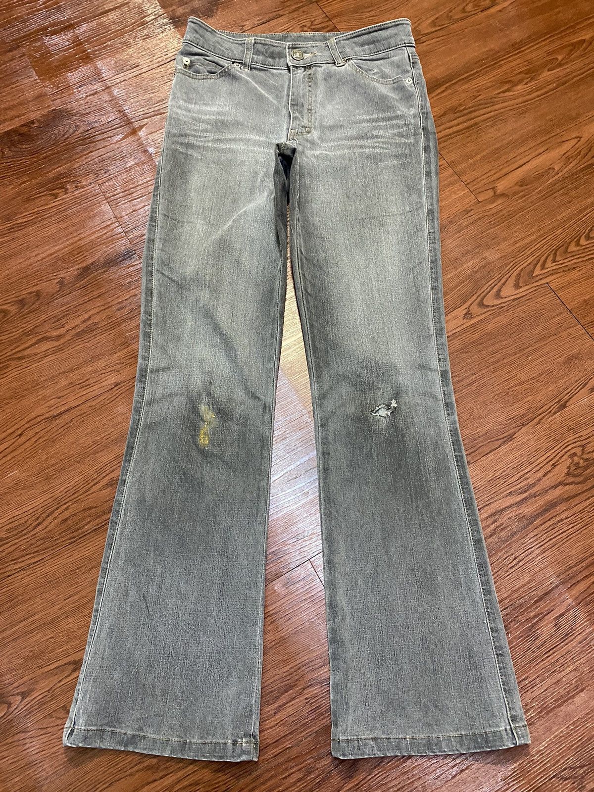 Japanese Brand Vintage Japanese Brand Fade Wash Flare Jeans Size US 28 / EU 44 - 1 Thumbnail