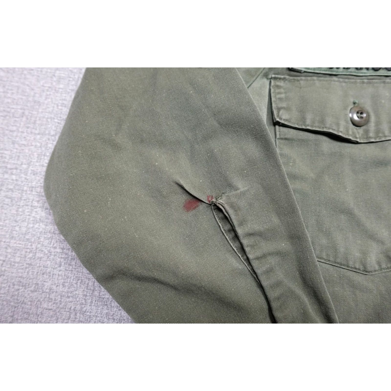 Vintage VINTAGE Military Button Front Men M Green Poly/Cotton Durable Press Retro Shirt Mens Size US M / EU 48-50 / 2 - 5 Thumbnail