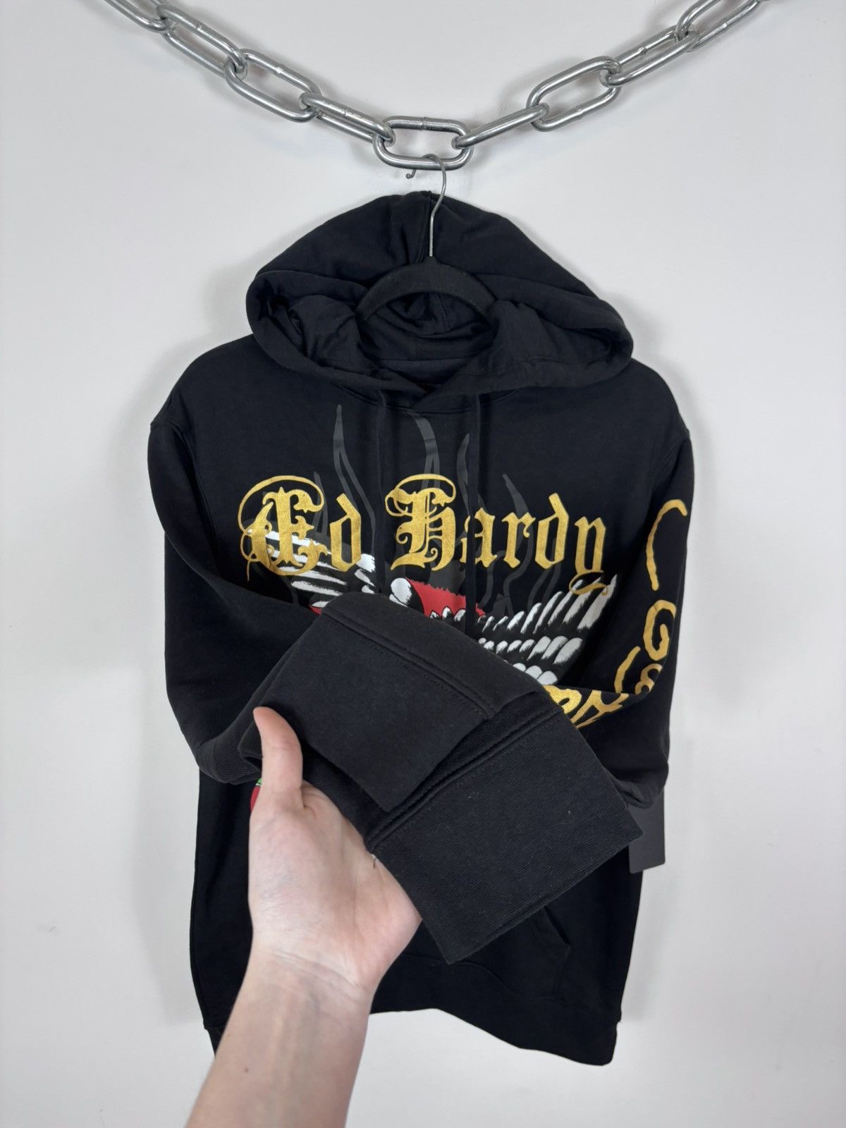 Ed Hardy Ed Hardy Christian Audigier NWT Eagle Snake Logo Hype Hoodie Size US S / EU 44-46 / 1 - 10 Thumbnail