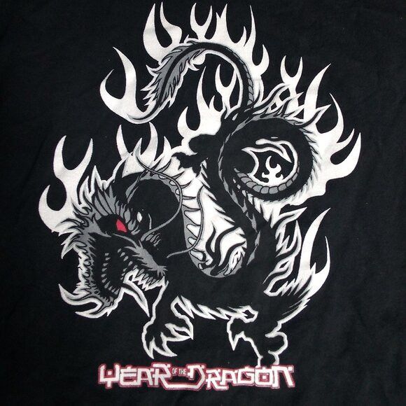Other Vintage Y2K Year Of The Dragon Skater Long Sleeve T-Shirt Size US XL / EU 56 / 4 - 1 Thumbnail