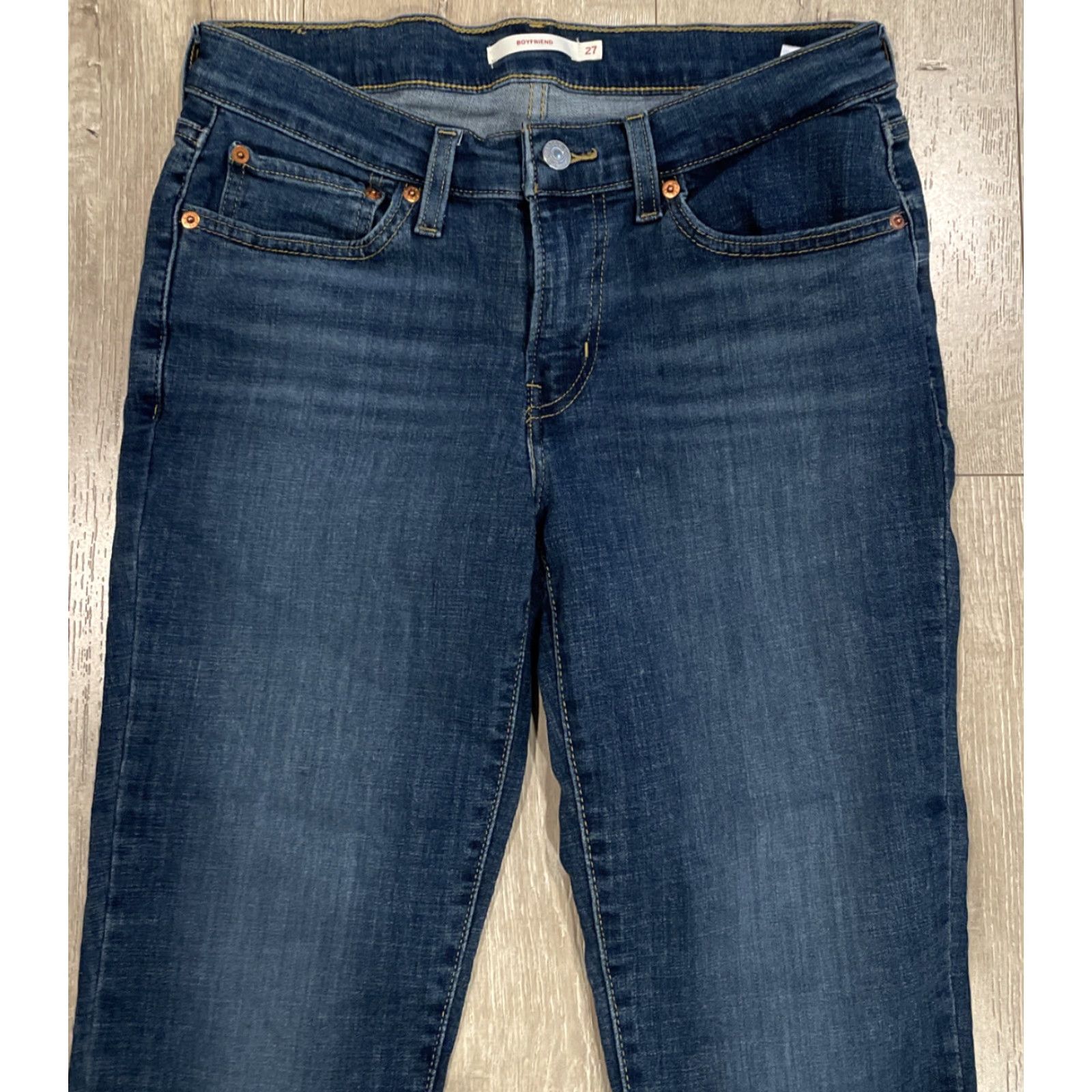 Levi's Levi's Jeans Women's Size 27 Dark Denim Stretch W 30 L 27 Size 27" / US 4 / IT 40 - 4 Thumbnail