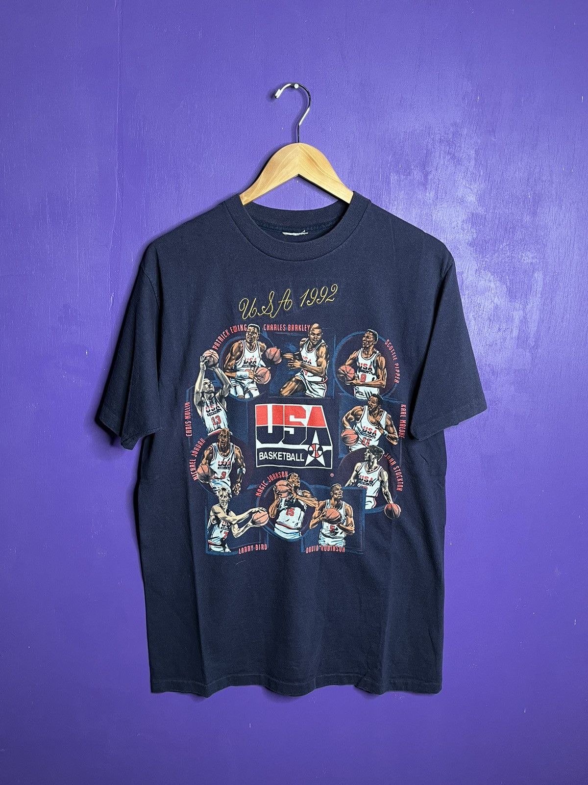 NBA × Nutmeg × Vintage Vintage Nutmeg 1992 USA Dream team players 