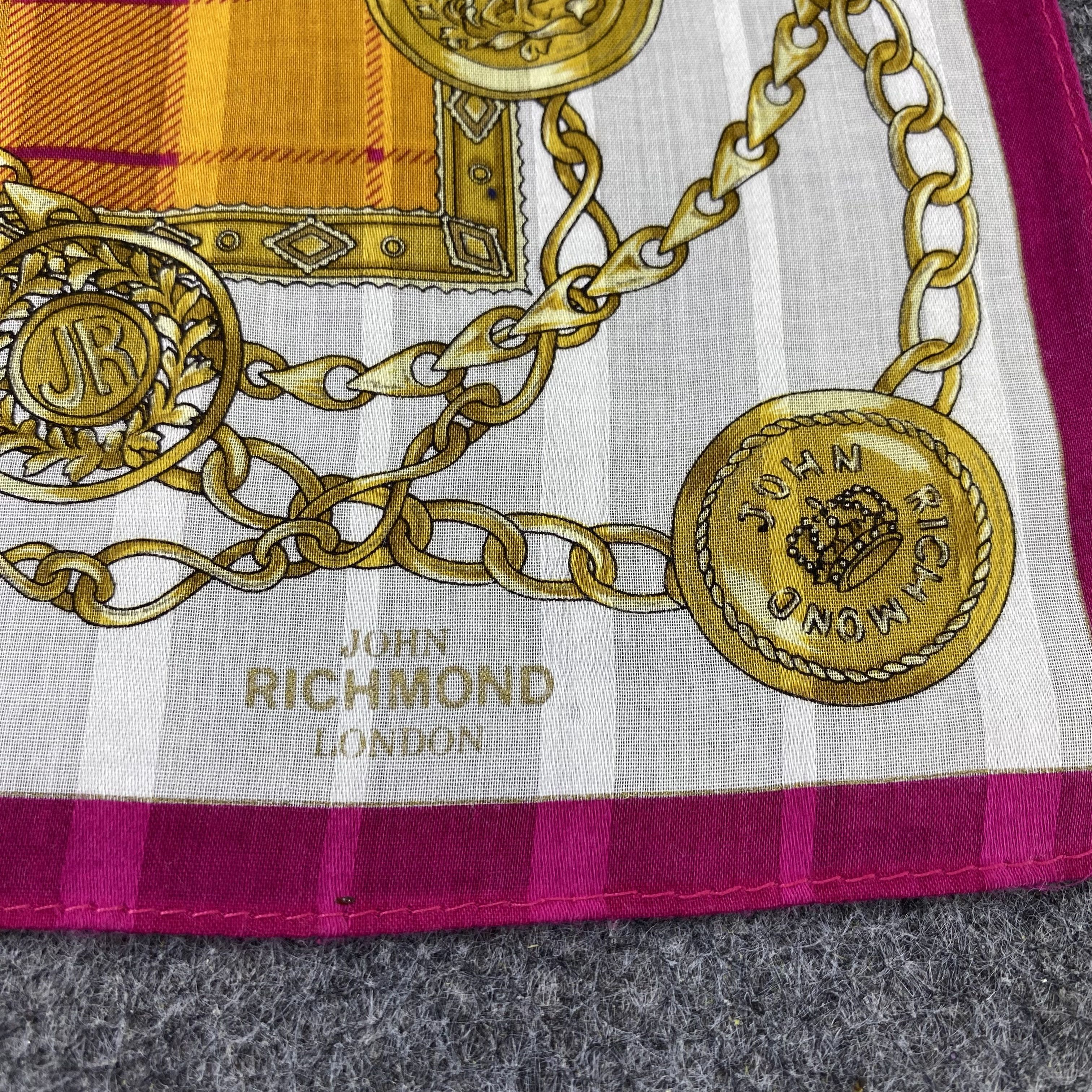 John Richmond John Richmond Handkerchief Neckerchief Bandana-B2024 Size ONE SIZE - 7 Thumbnail