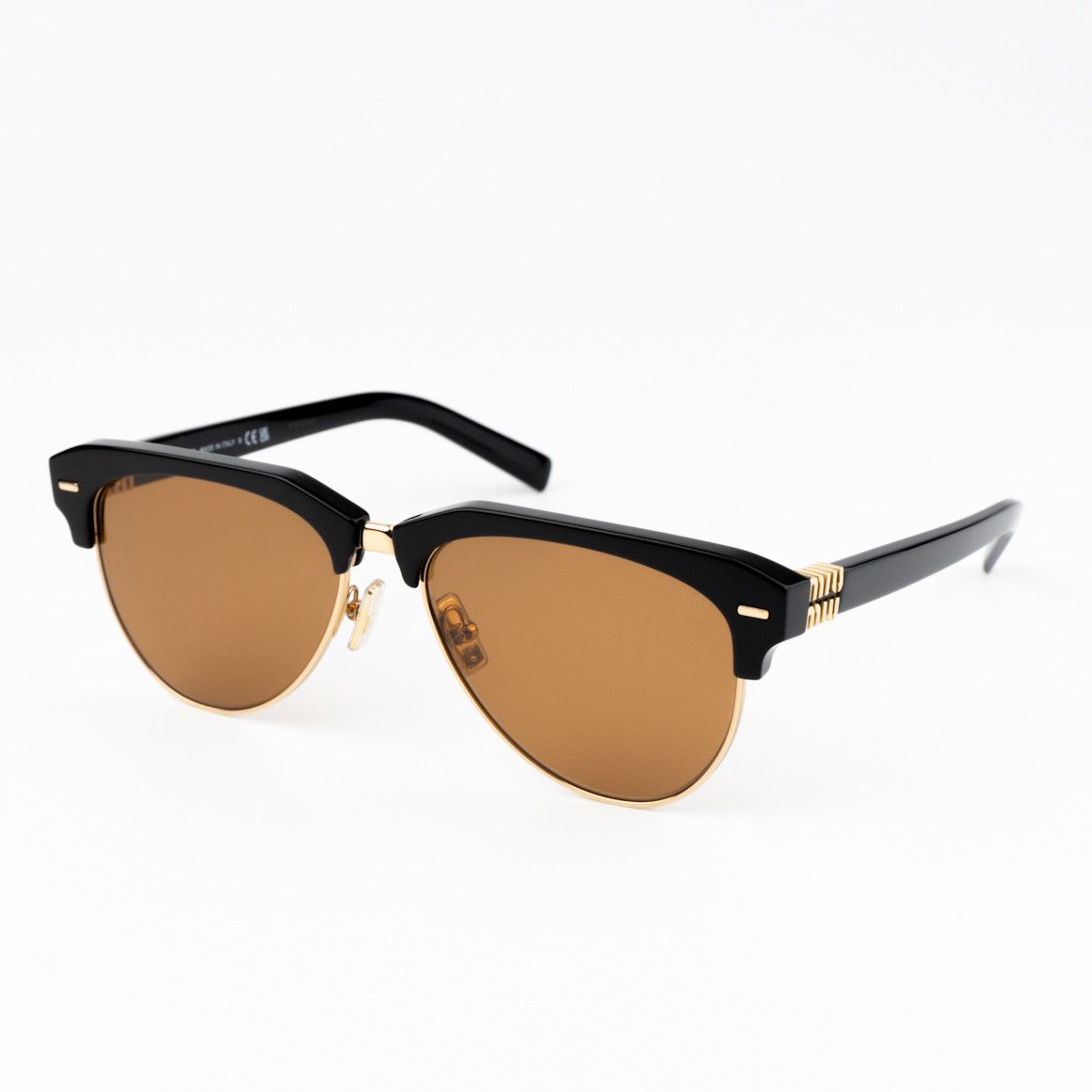 Miu Miu NEW Miu Miu MU09ZS 1AB2Z1 RUNWAY Unisex Sunglasses Size ONE SIZE - 4 Thumbnail