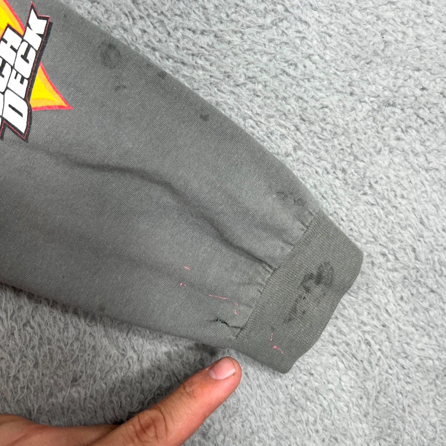 Vintage VINTAGE Tech Deck Long Sleeve T-Shirt Mens XS Gray Graphic Print 90s Skater Grunge Size US XS / EU 42 / 0 - 5 Thumbnail