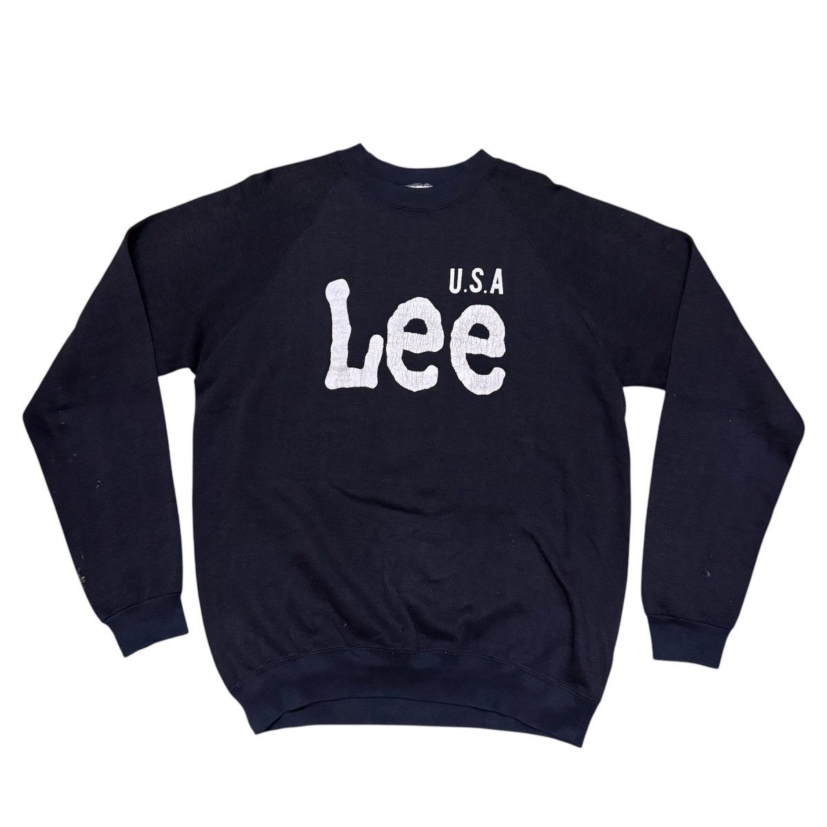 Lee Vintage Lee Big Logo Made in USA Sweatshirt Size US L / EU 52-54 / 3 - 1 Thumbnail