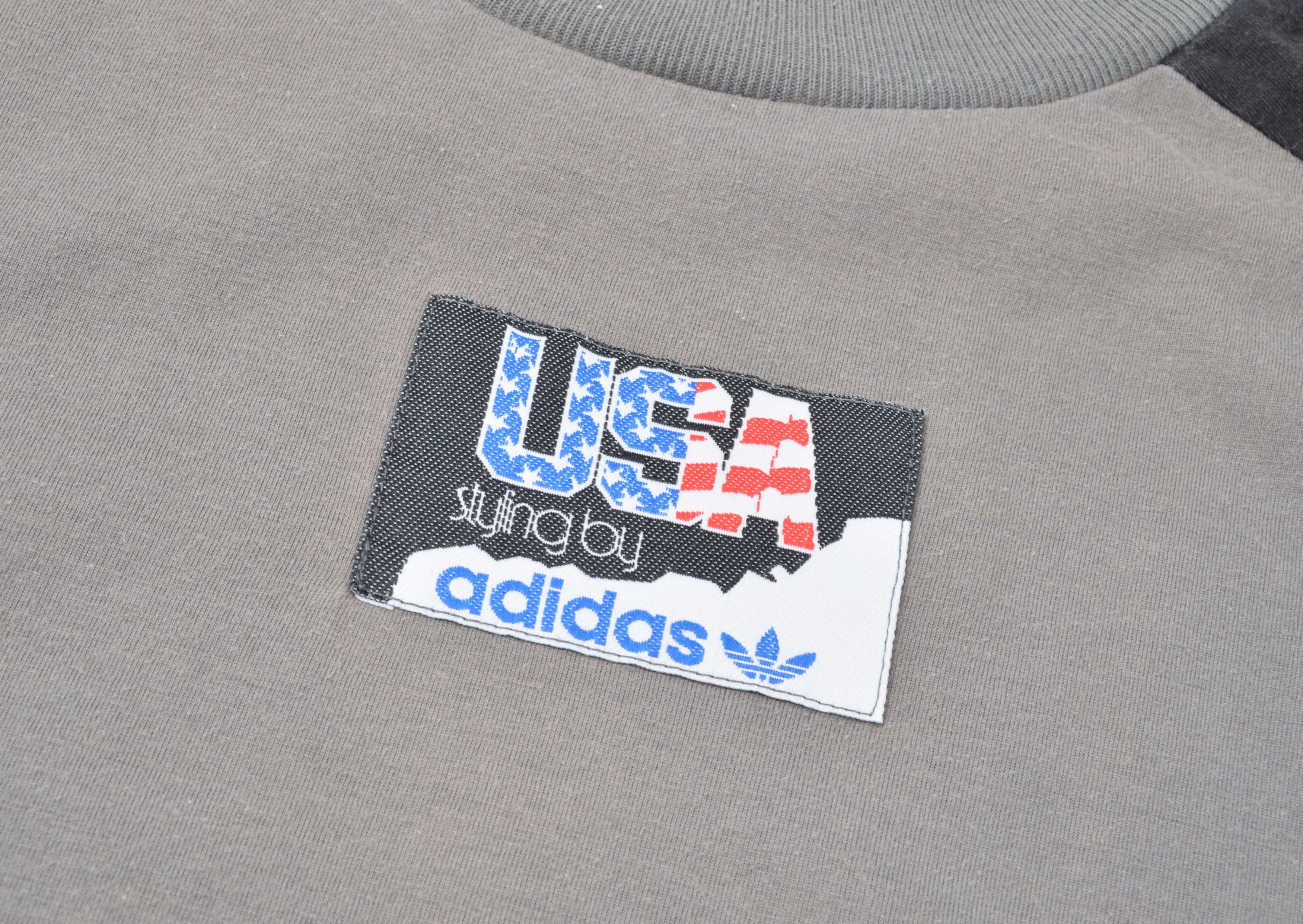 Adidas Vintage Adidas 80's USA Logo Long Sleeve Top Size US S / EU 44-46 / 1 - 4 Thumbnail