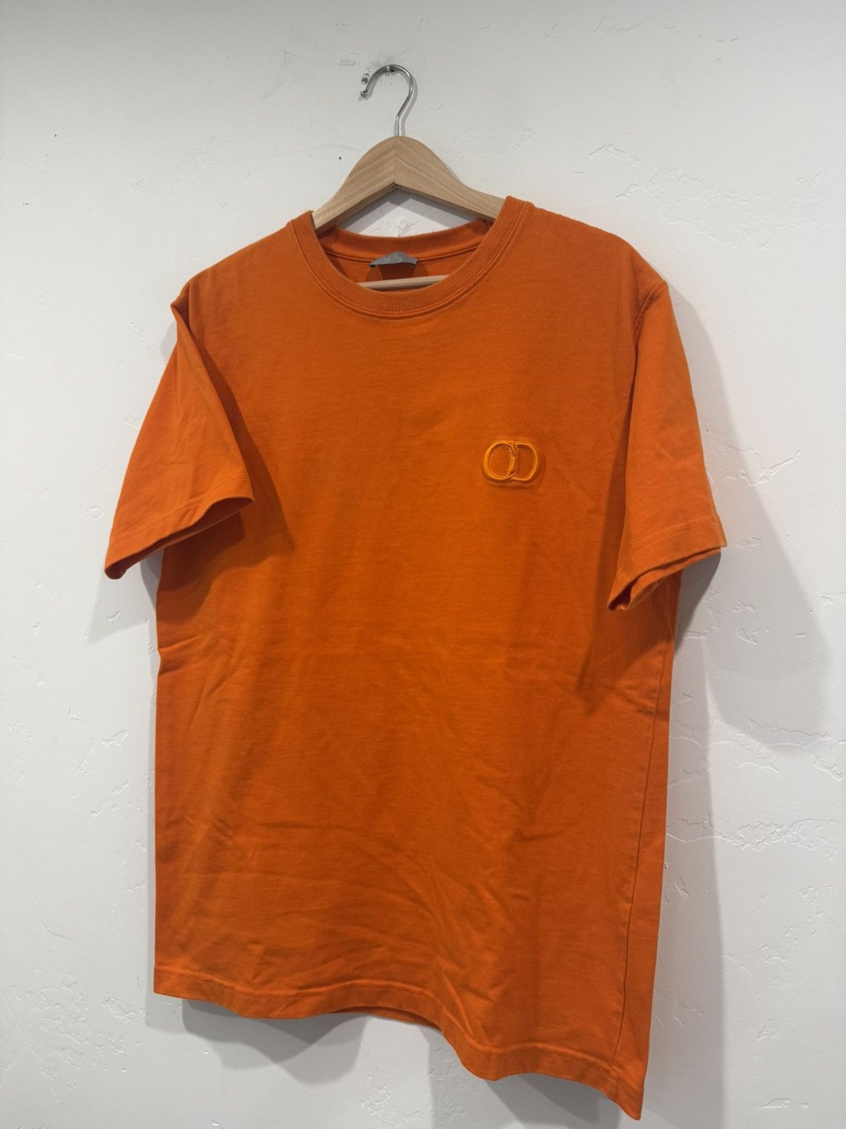 Dior Orange Logo Tee