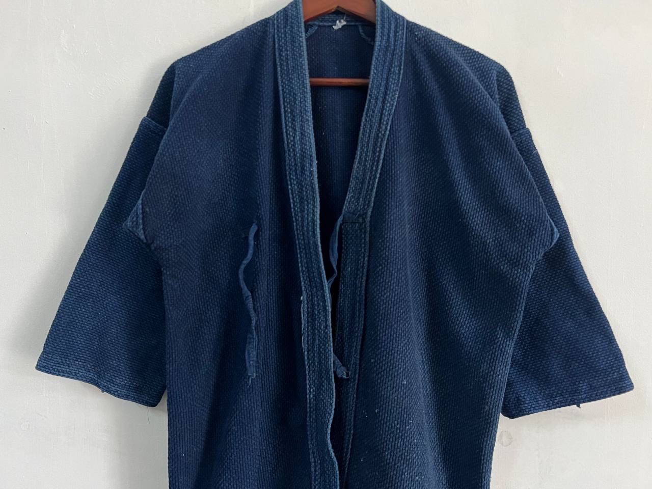 Indigo Vintage Dyed Kendo Uniform Japan Kimono Size US M / EU 48-50 / 2 - 5 Thumbnail