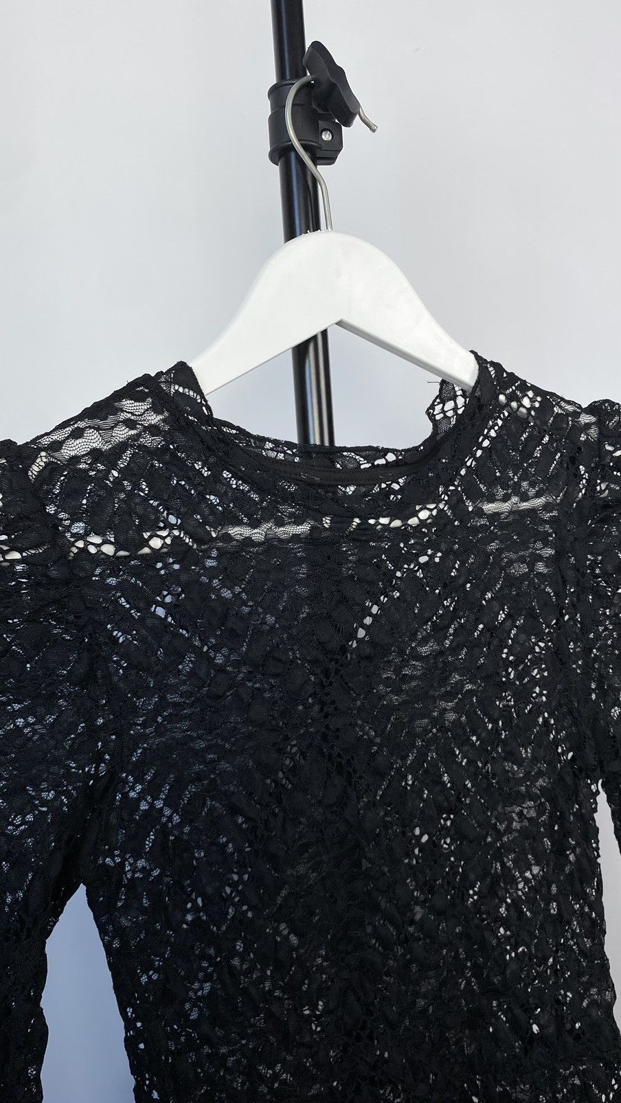 20471120 × Japanese Brand × Vintage Vintage crazy Lace Mesh Gothic Blouse Size S / US 4 / IT 40 - 5 Thumbnail