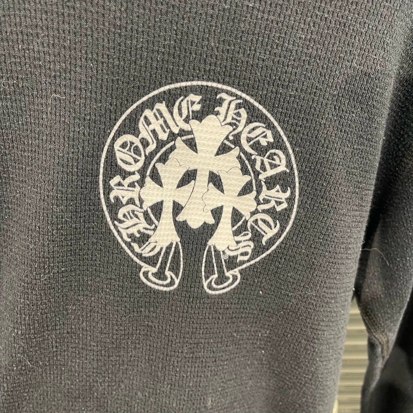 Chrome Hearts Chrome Hearts Black Waffle HS Cross LS L 99 New Size US L / EU 52-54 / 3 - 4 Thumbnail