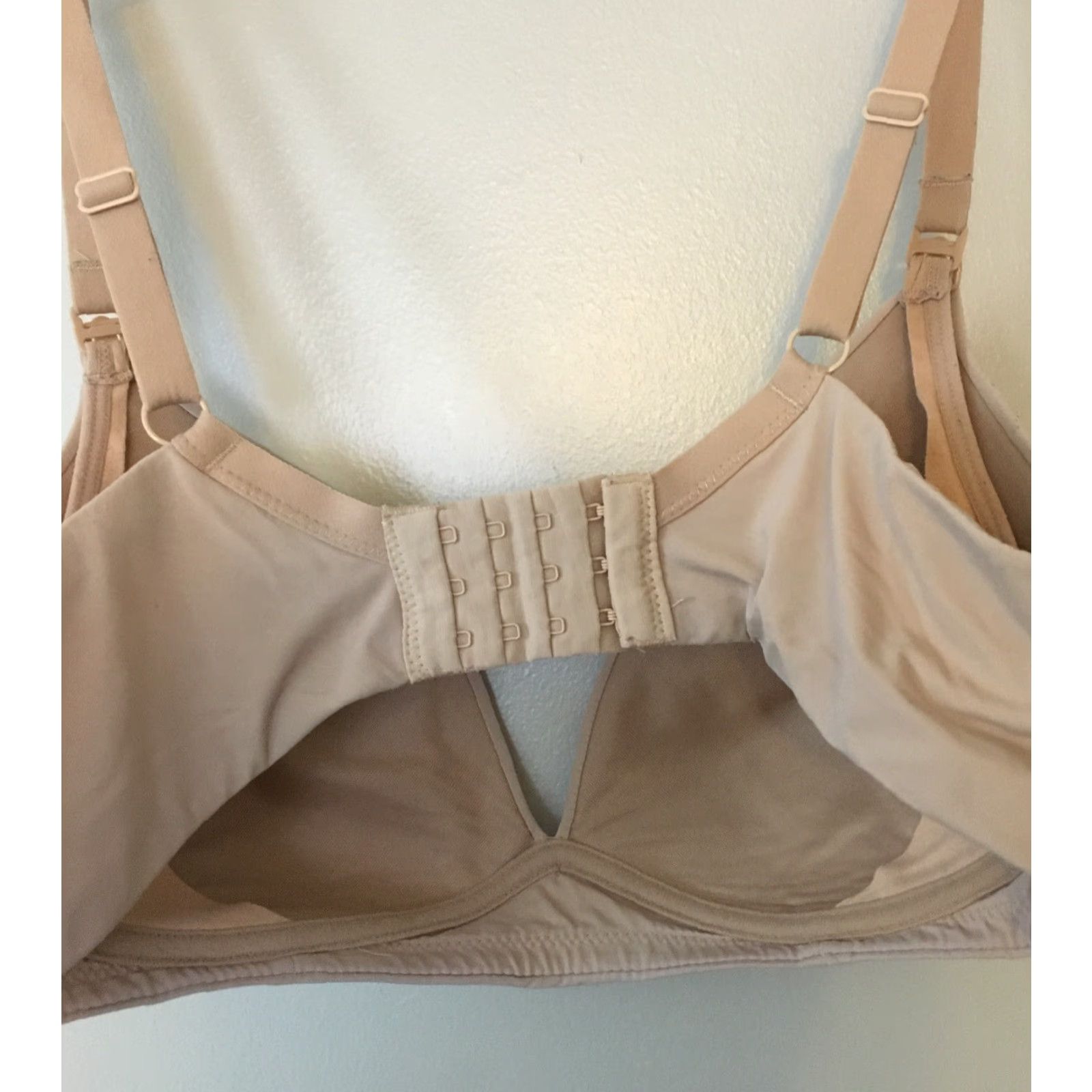 Vintage Motherhood Maternity Nursing Wireless Clip Down Bra Beige 36D Womens Bra D Cup Adjustable Strap Size ONE SIZE - 3 Thumbnail