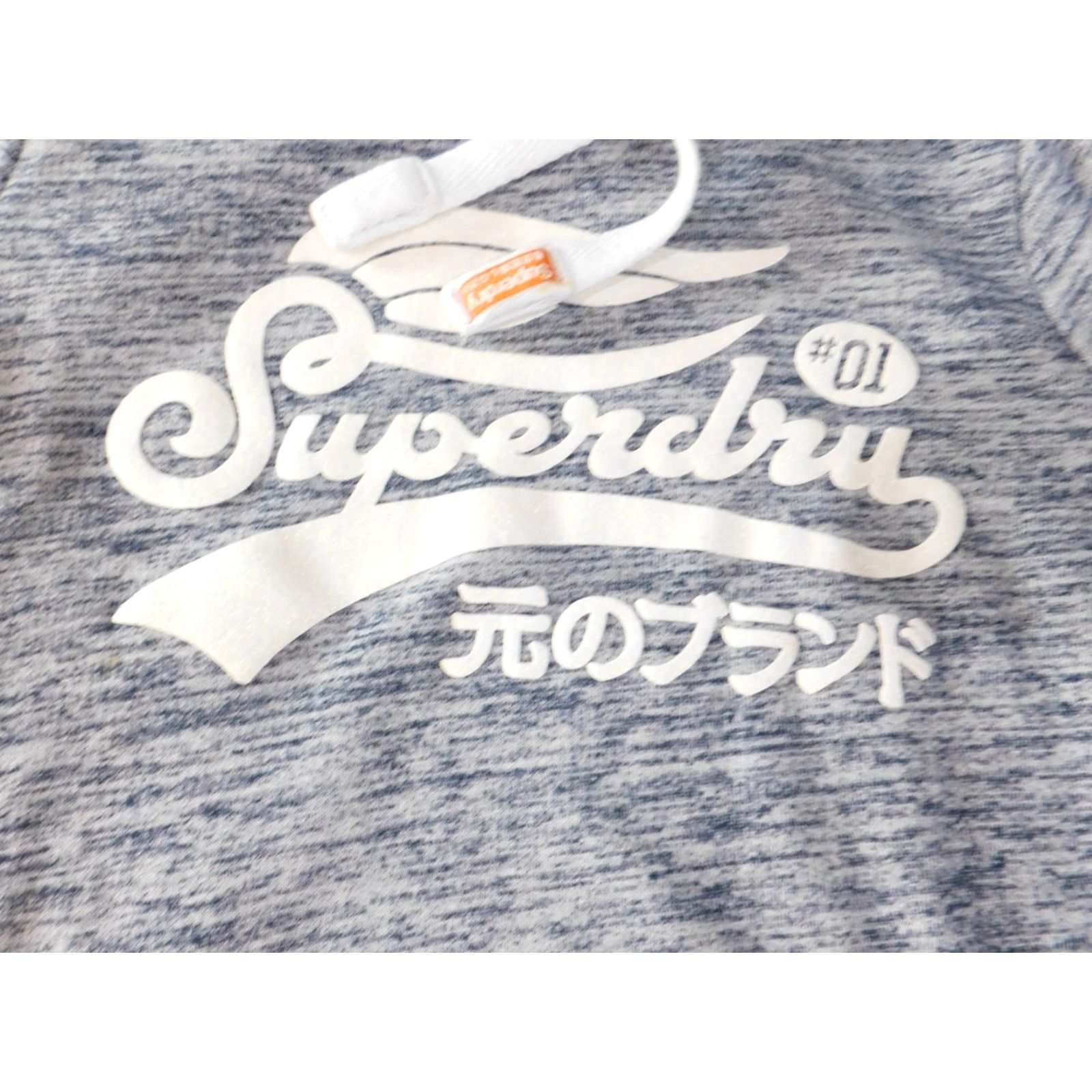 Superdry Superdry Womens Hoodie Medium Blue pullover graphic sweatshirt classic stretch Size M / US 6-8 / IT 42-44 - 7 Thumbnail