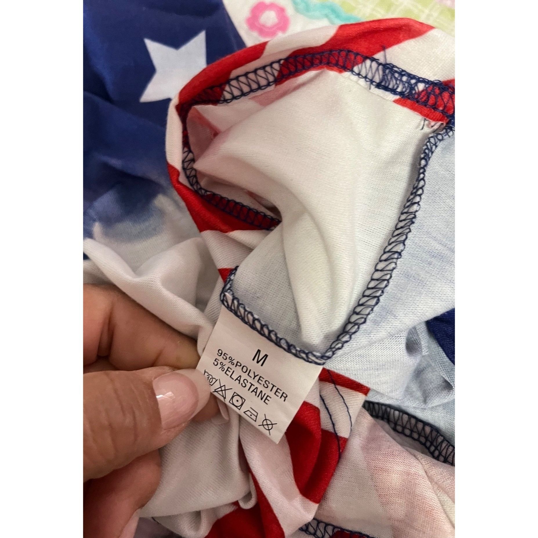 Other Patriotic Stars & Stripes Sleeveless Tank Top Womens Medium Size M / US 6-8 / IT 42-44 - 3 Thumbnail
