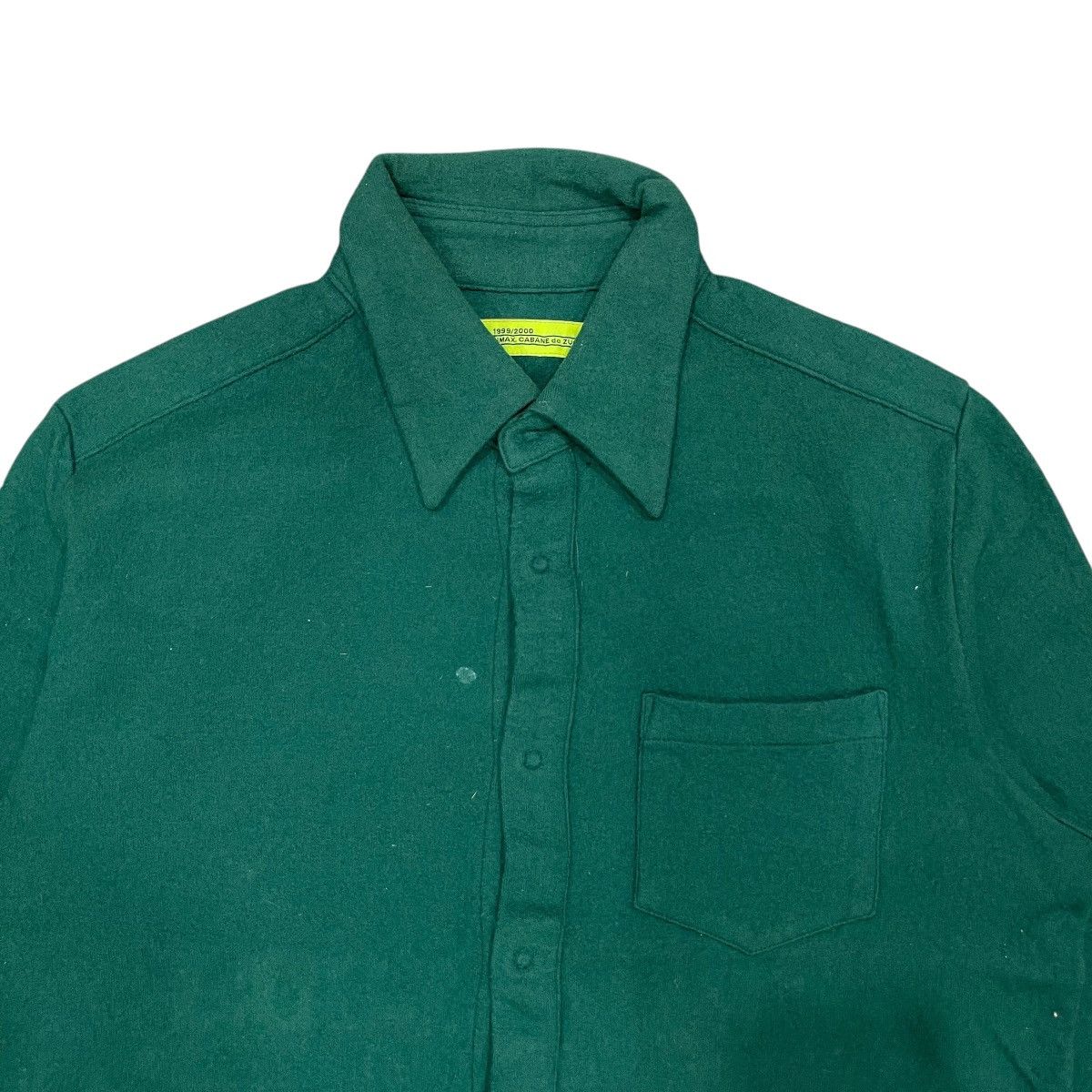 CABANE de ZUCCa Vintage 90s Cabane de Zucca Snap Button Wool Jacket Shirt Size US M / EU 48-50 / 2 - 2 Thumbnail