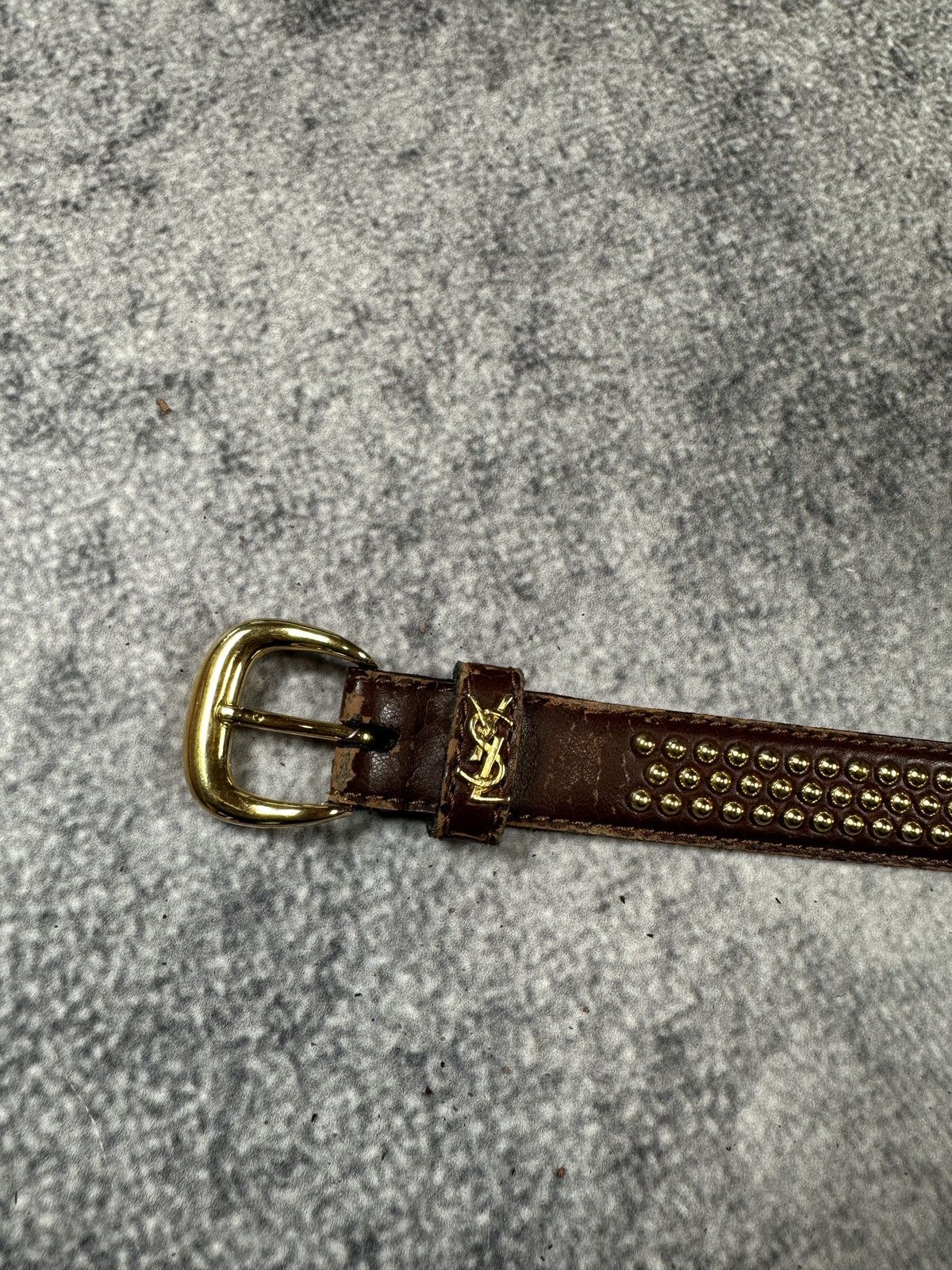 Yves Saint Laurent Vintage YSL Yves Saint Laurent Logo Belts Rare Luxury Style Size ONE SIZE - 3 Thumbnail