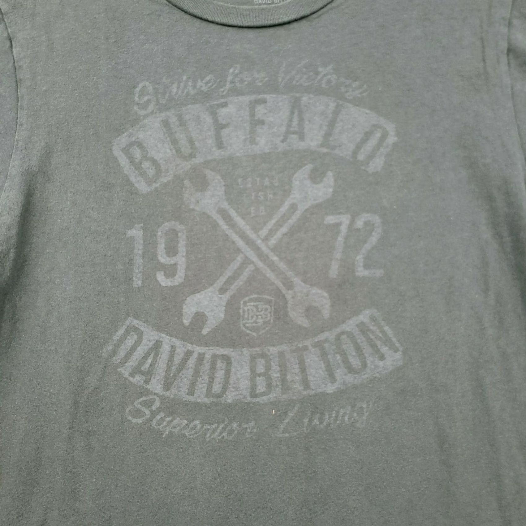 Buffalo David Bitton Buffalo David Bitton Womens S Small Gray Strive For Victory Pullover Tee Shirt Size S / US 4 / IT 40 - 4 Thumbnail