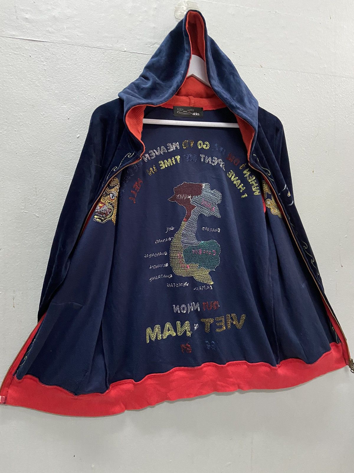 Aldies ALDIES QUI NHON VIETNAM WAR 66-67 VELVET SUKAJAN SWEATER Size US S / EU 44-46 / 1 - 3 Thumbnail