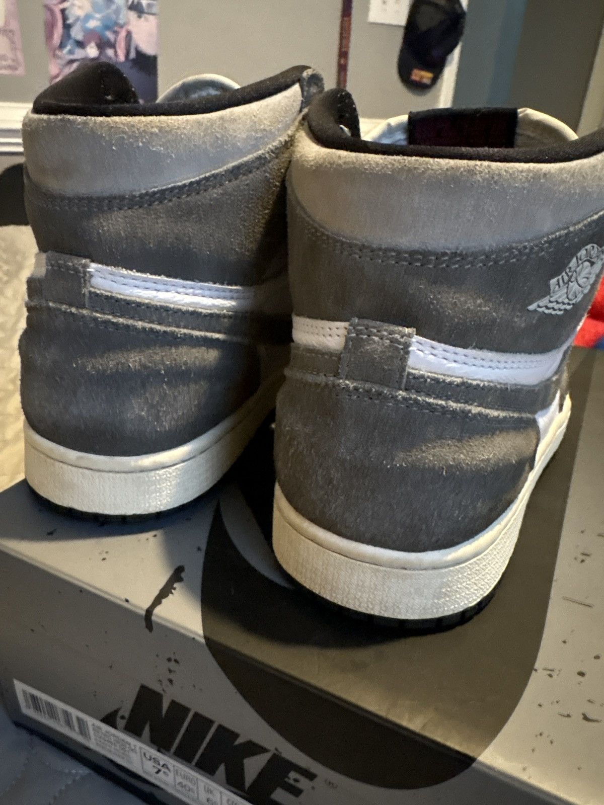 Jordan Brand Washed black jordan 1 Size US 7.5 / EU 40-41 - 10 Thumbnail