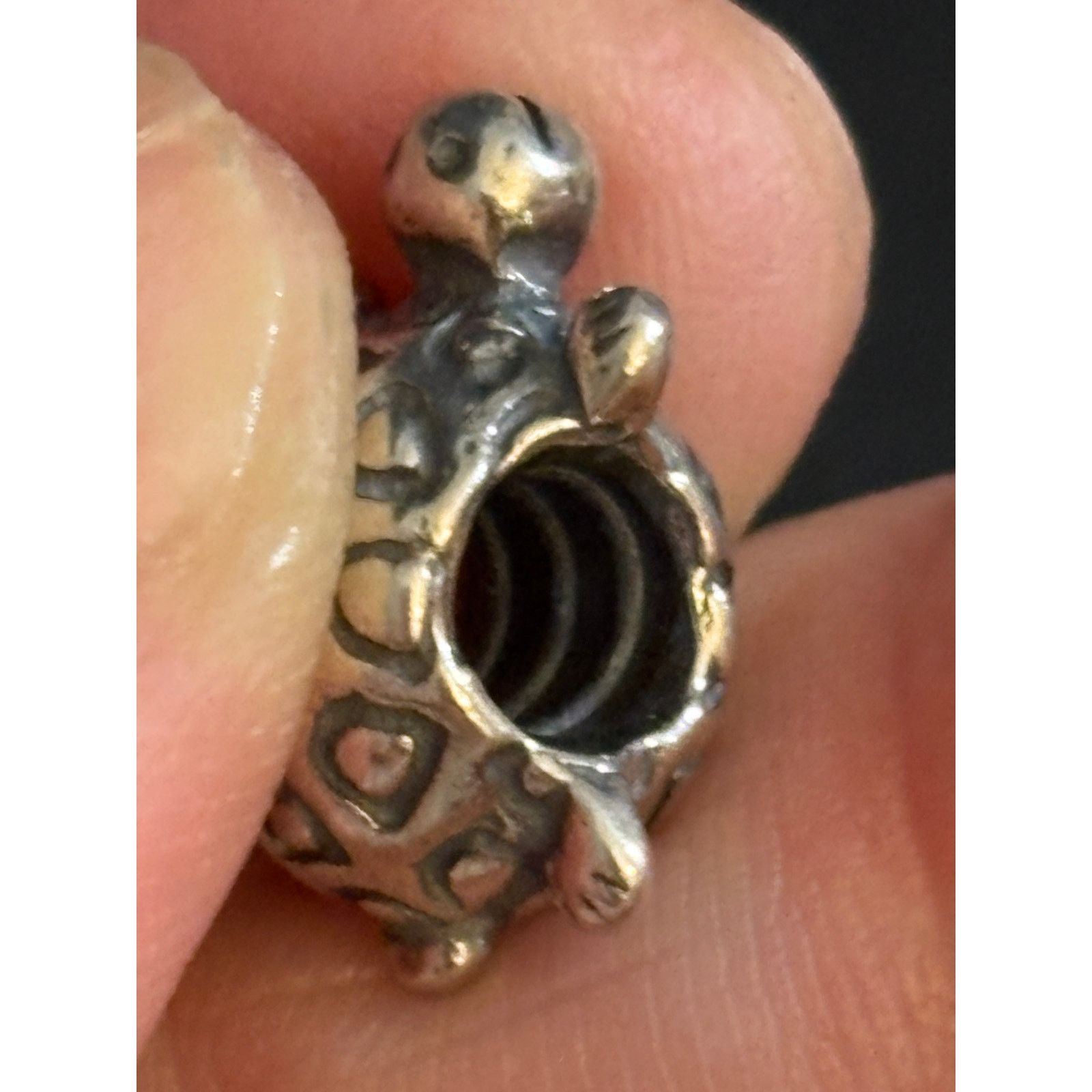 Other Pandora ALE 925 Sterling Silver Turtle Charm Retired Size 28 - 3 Thumbnail