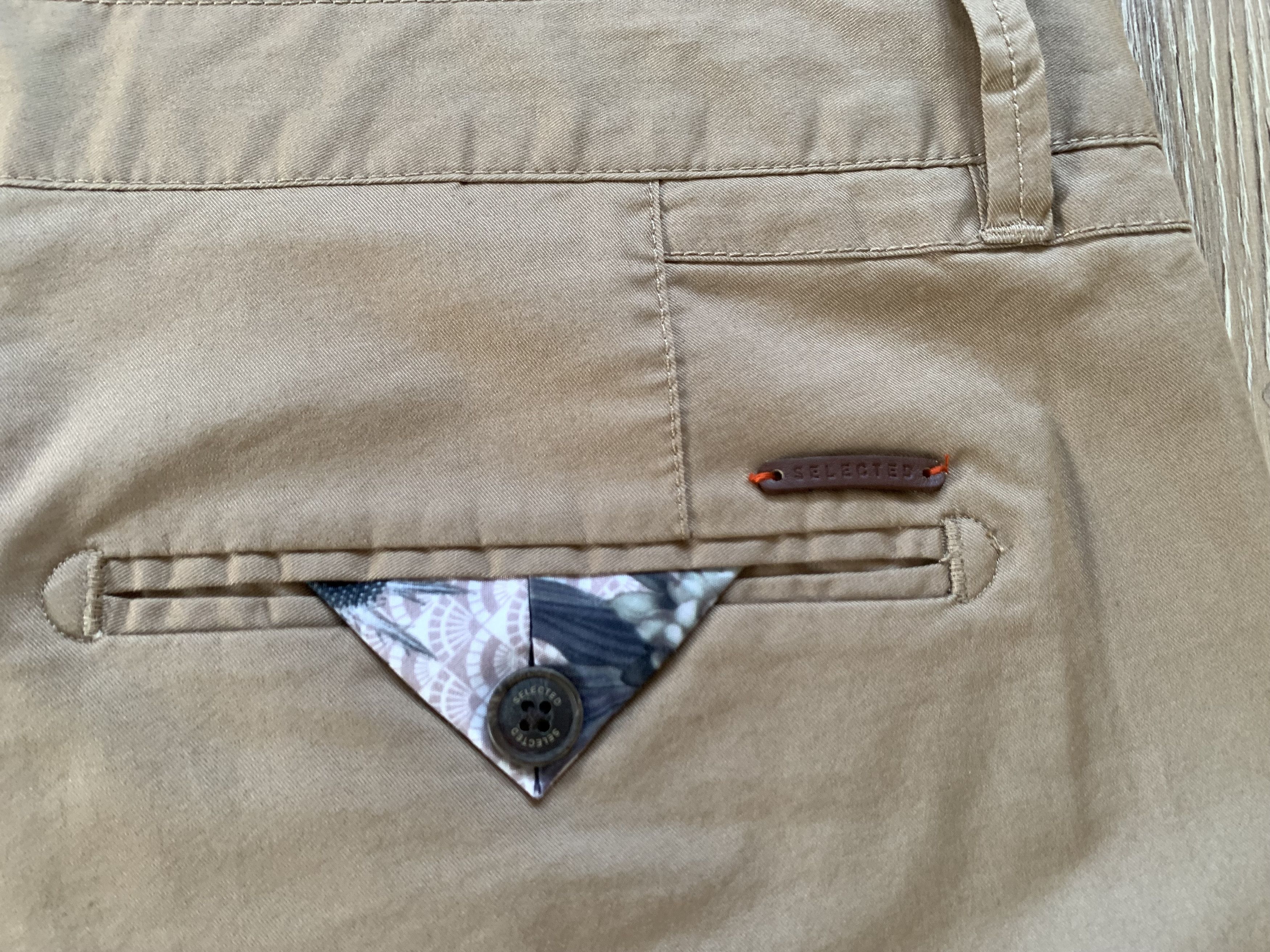 Selected Homme Selected Slim Fit Beige Basic Cotton Casual Pants Size US 36 / EU 52 - 7 Thumbnail