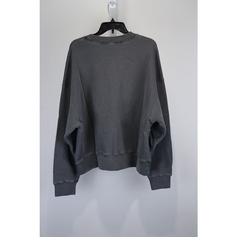 Palm Angels o1rshd1 Q:2 / GD Curved Logo Crew Crewneck in Black/White Size US L / EU 52-54 / 3 - 6 Thumbnail