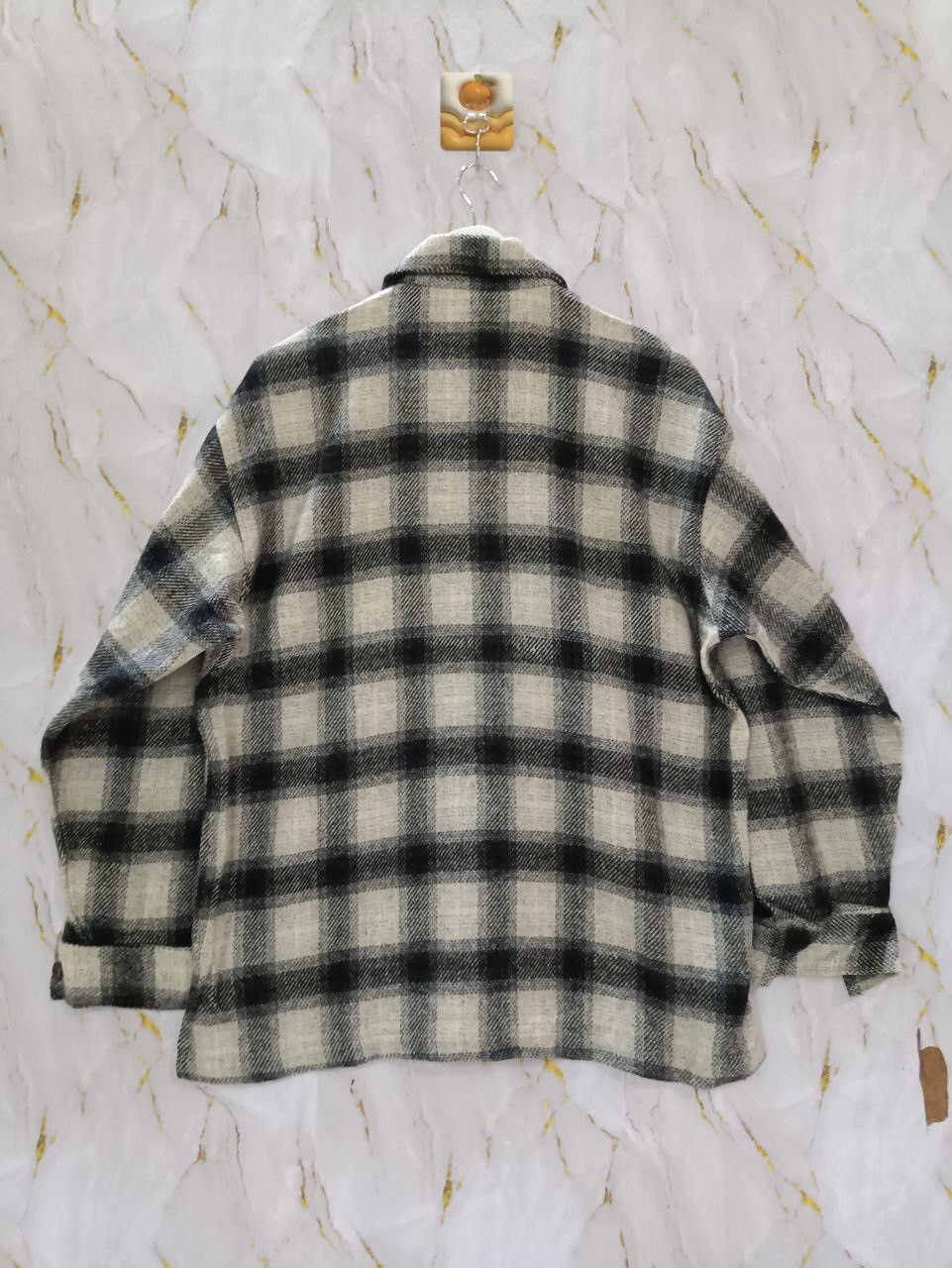 Japanese Brand × Vintage VINTAGE MOONSHOT PLAID WOOL SHIRT BUTTON UP Size US M / EU 48-50 / 2 - 2 Thumbnail