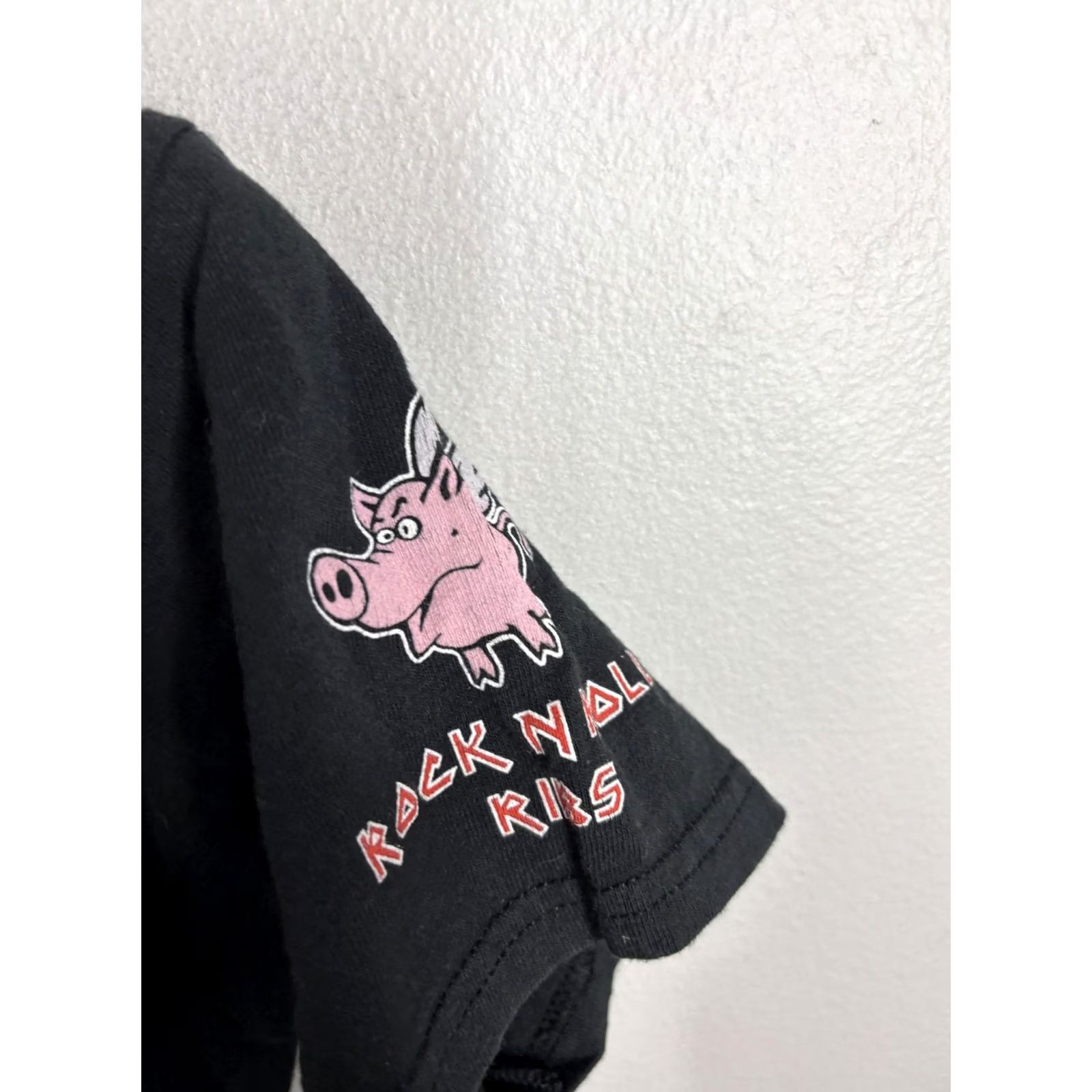 Delta Iron Maiden Trooper Beer Shirt Mens Small Black Rockwall Ribs Robinsons Brewery Vent Graphic Print Eddie Pig Size US S / EU 44-46 / 1 - 3 Thumbnail