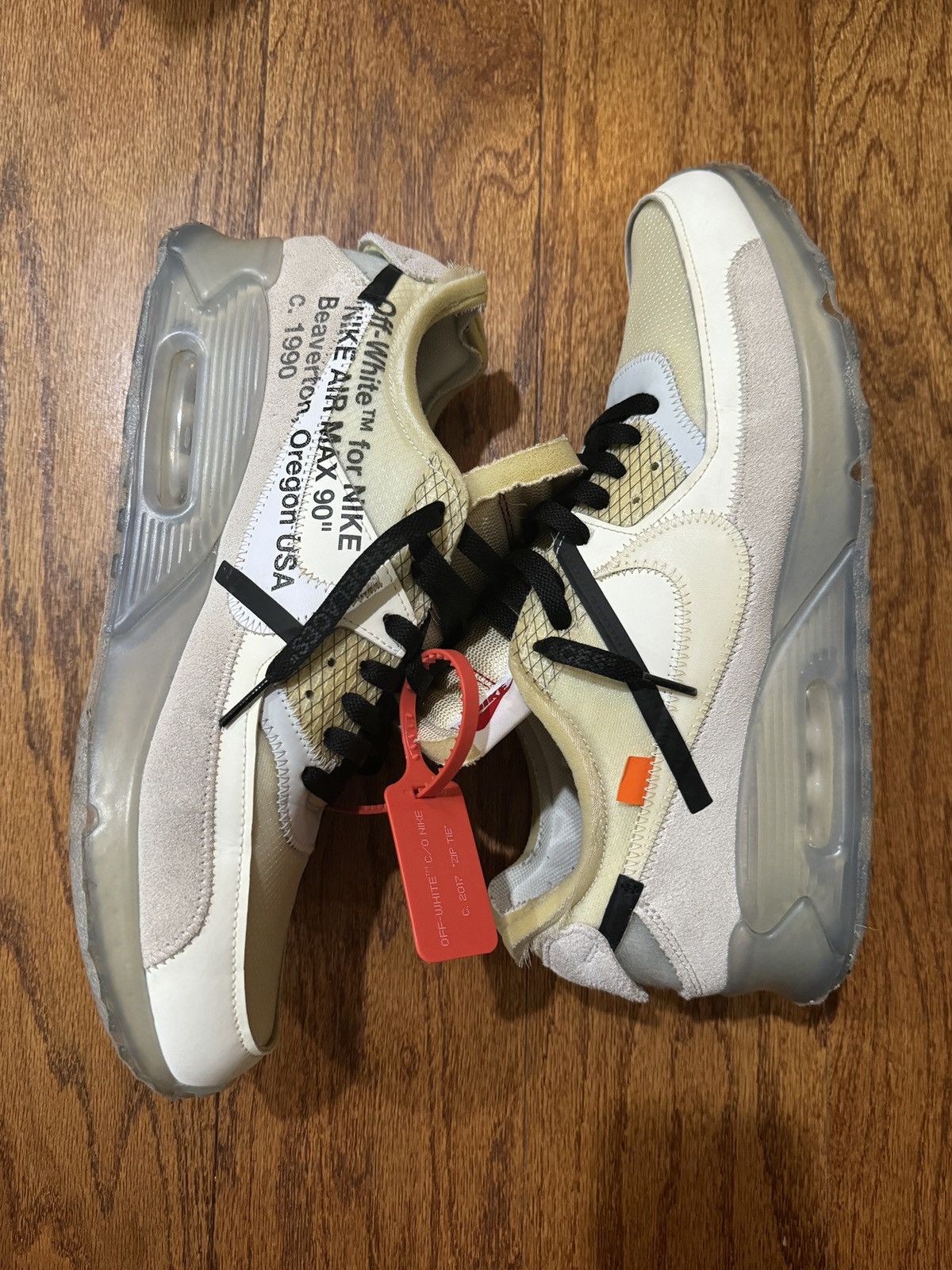 Nike × Off-White × Virgil Abloh Nike Off-White x Air Max 90 ‘The Ten’ Size US 13 / EU 46 - 2 Thumbnail